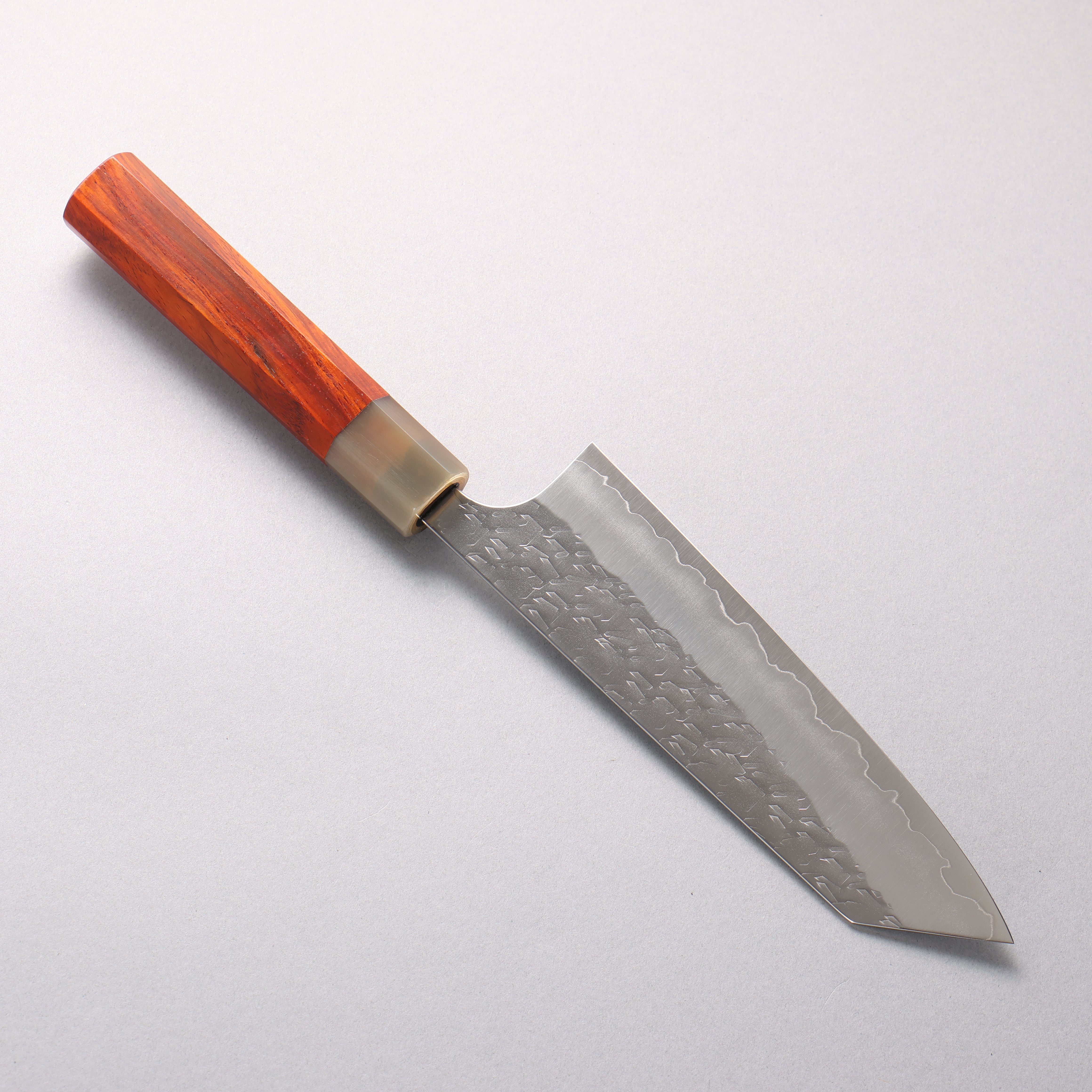 Yoshimi Kato Hyo SG2 Hammered Bunka 170mm Cocobolo (ferrule: White Water Buffalo Horn) Handle