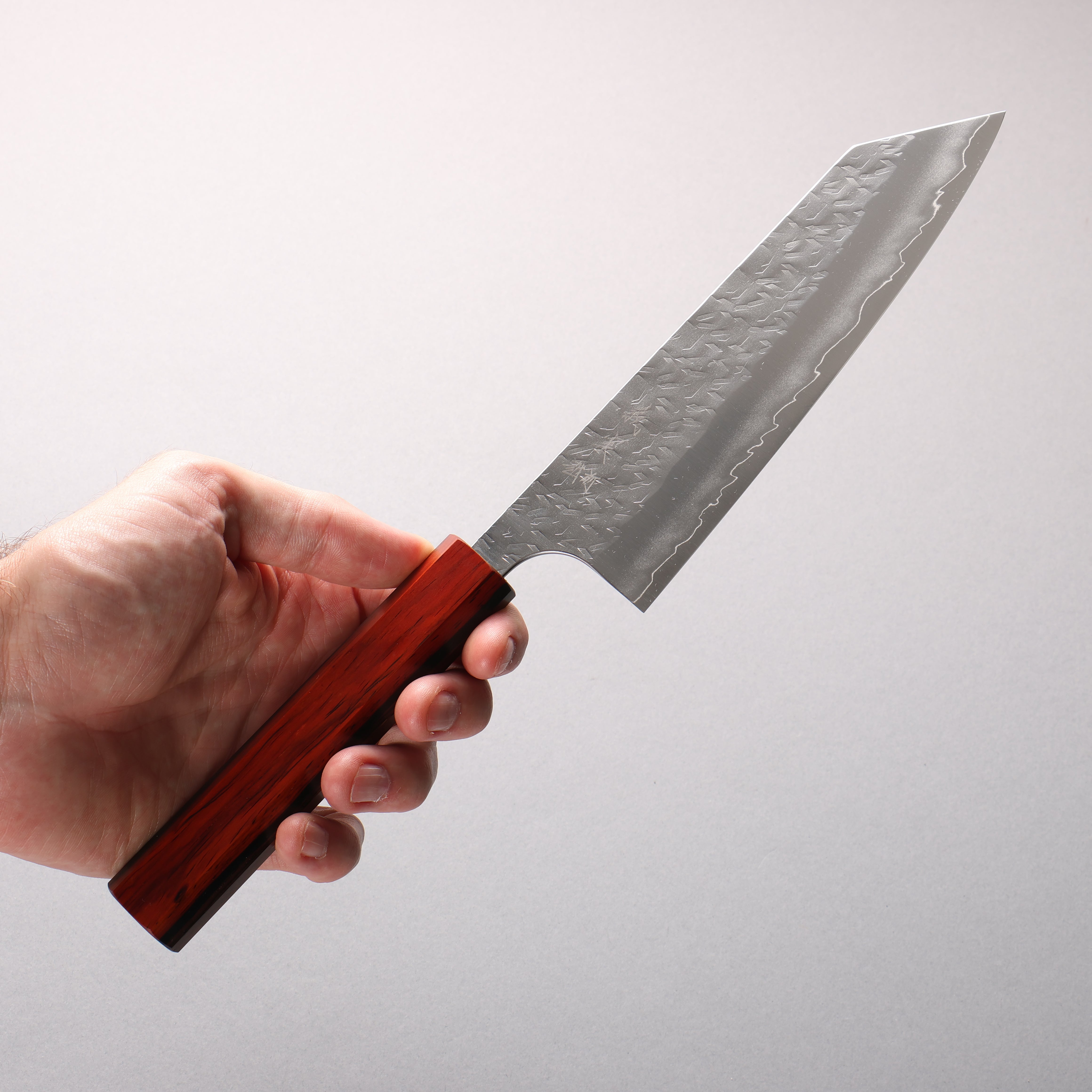Yoshimi Kato Hyo SG2 Hammered Bunka 170mm Cocobolo Handle