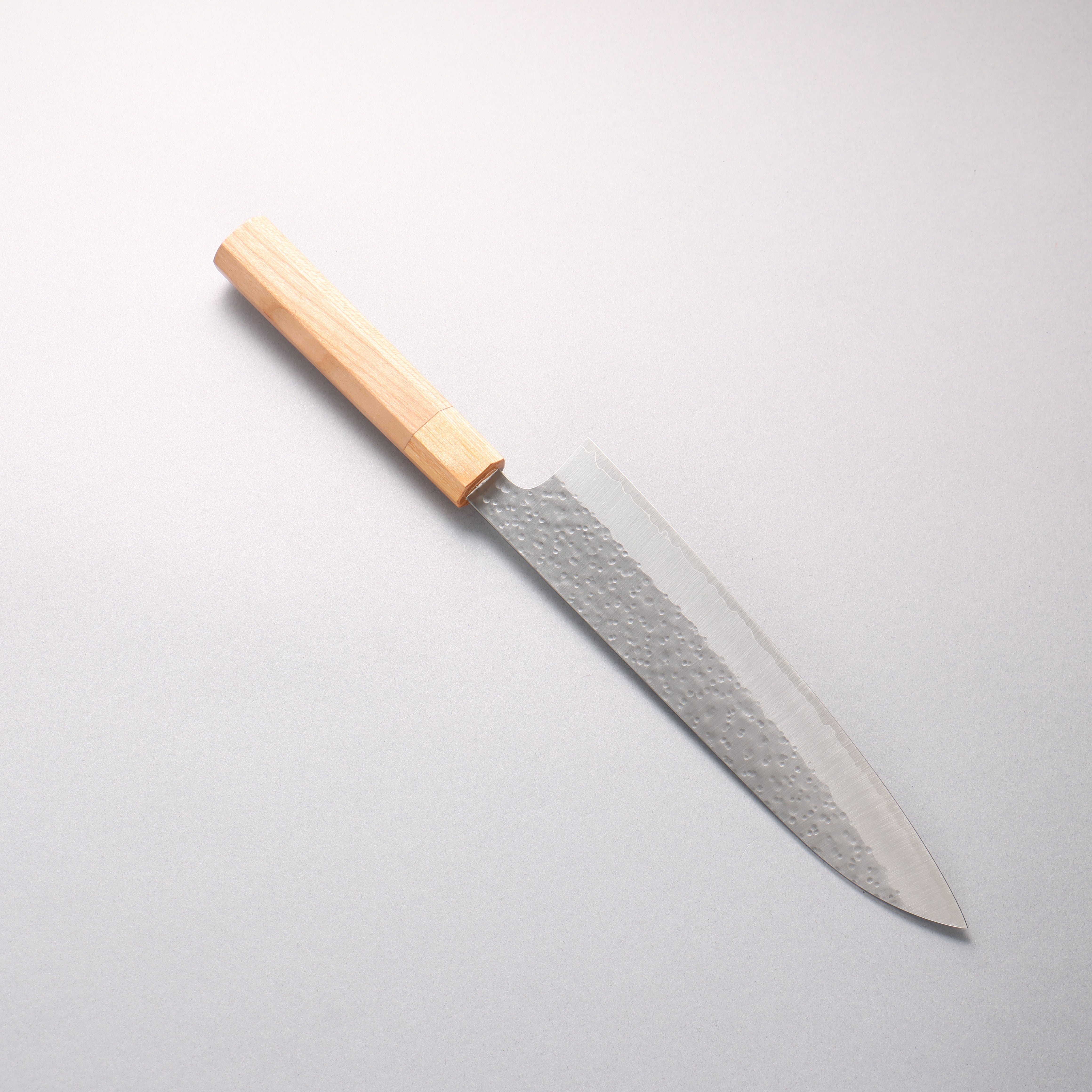 Makoto Kurosaki SG2 Hammered(Maru) Gyuto 210mm Cherry Wood Handle - Seisuke Knife
