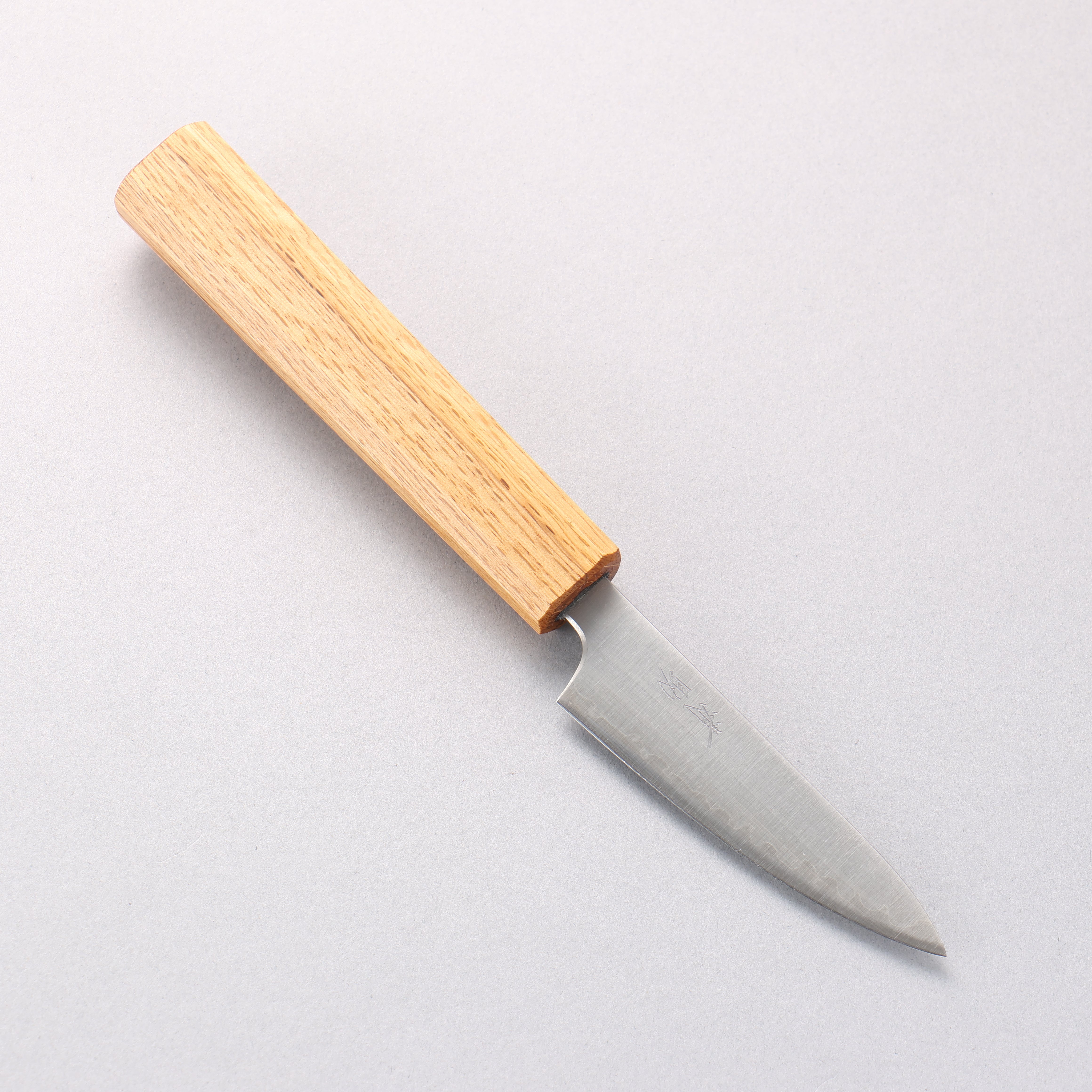Seisuke Silver Steel No.3 Migaki Paring 80mm White Oak Handle
