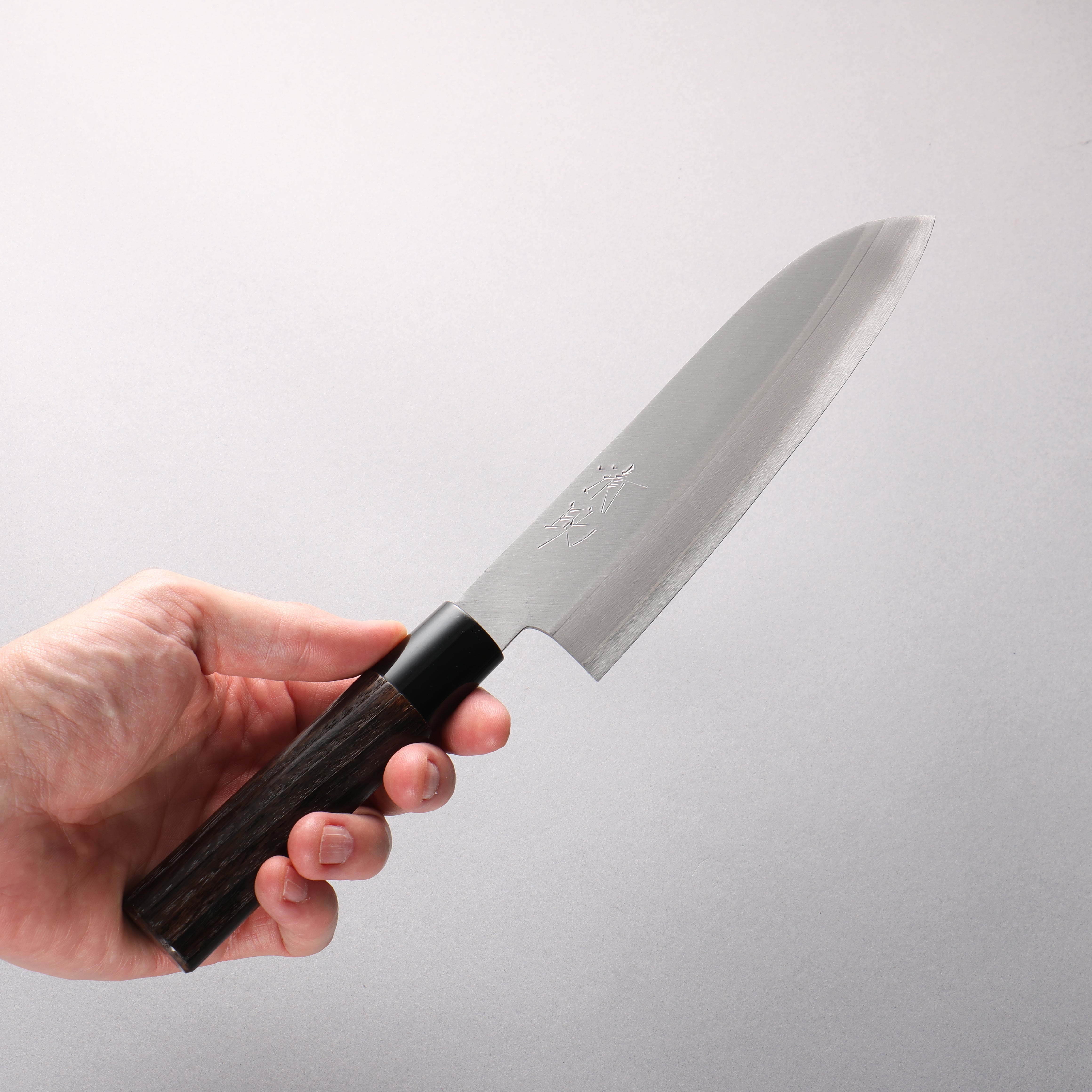 Seisuke VG1 Santoku 180mm Burnt Chestnut Handle