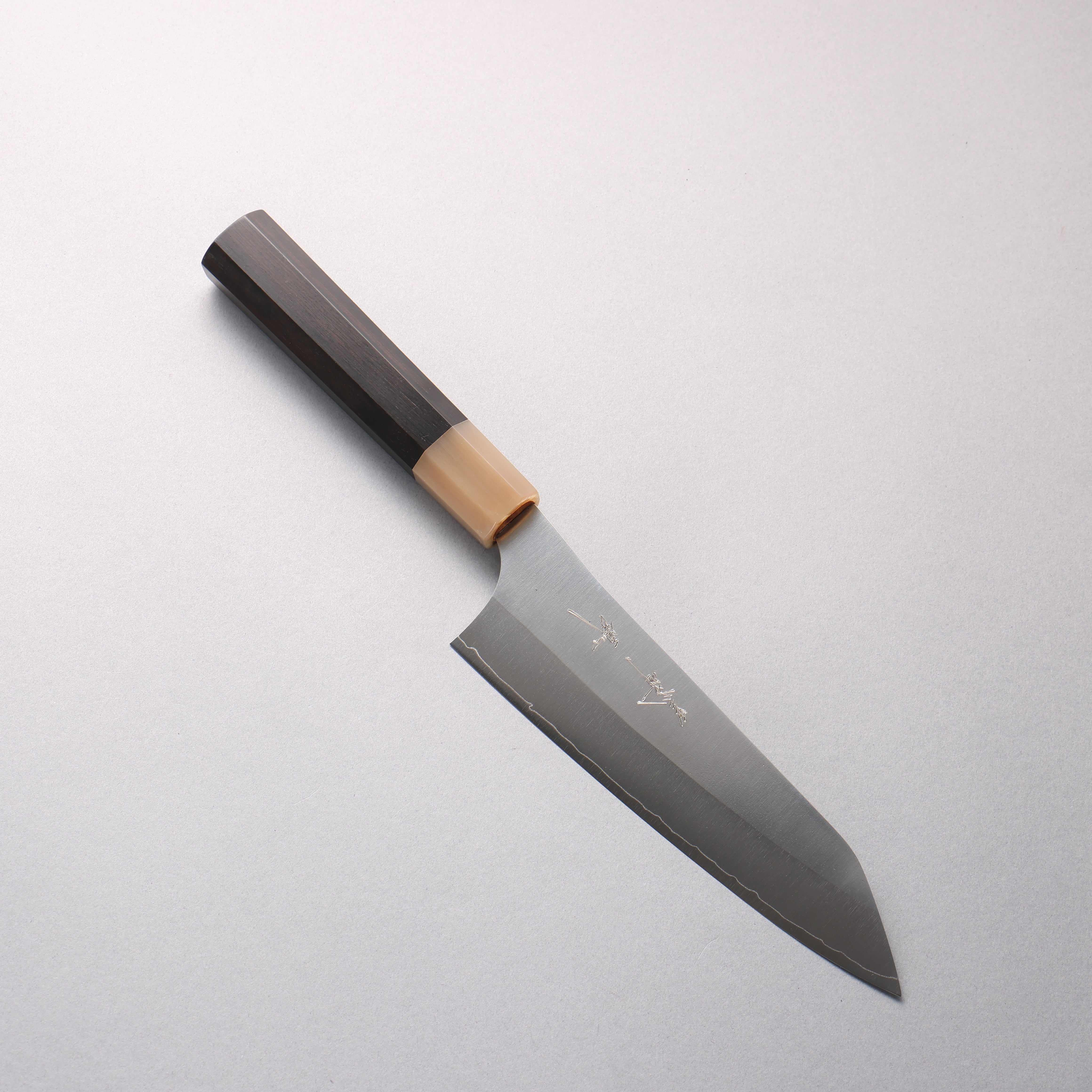 Yu Kurosaki New Gekko VG-XEOS Bunka 170mm Ebony Wood (ferrule: White Water Buffalo Horn) Handle - Seisuke Knife