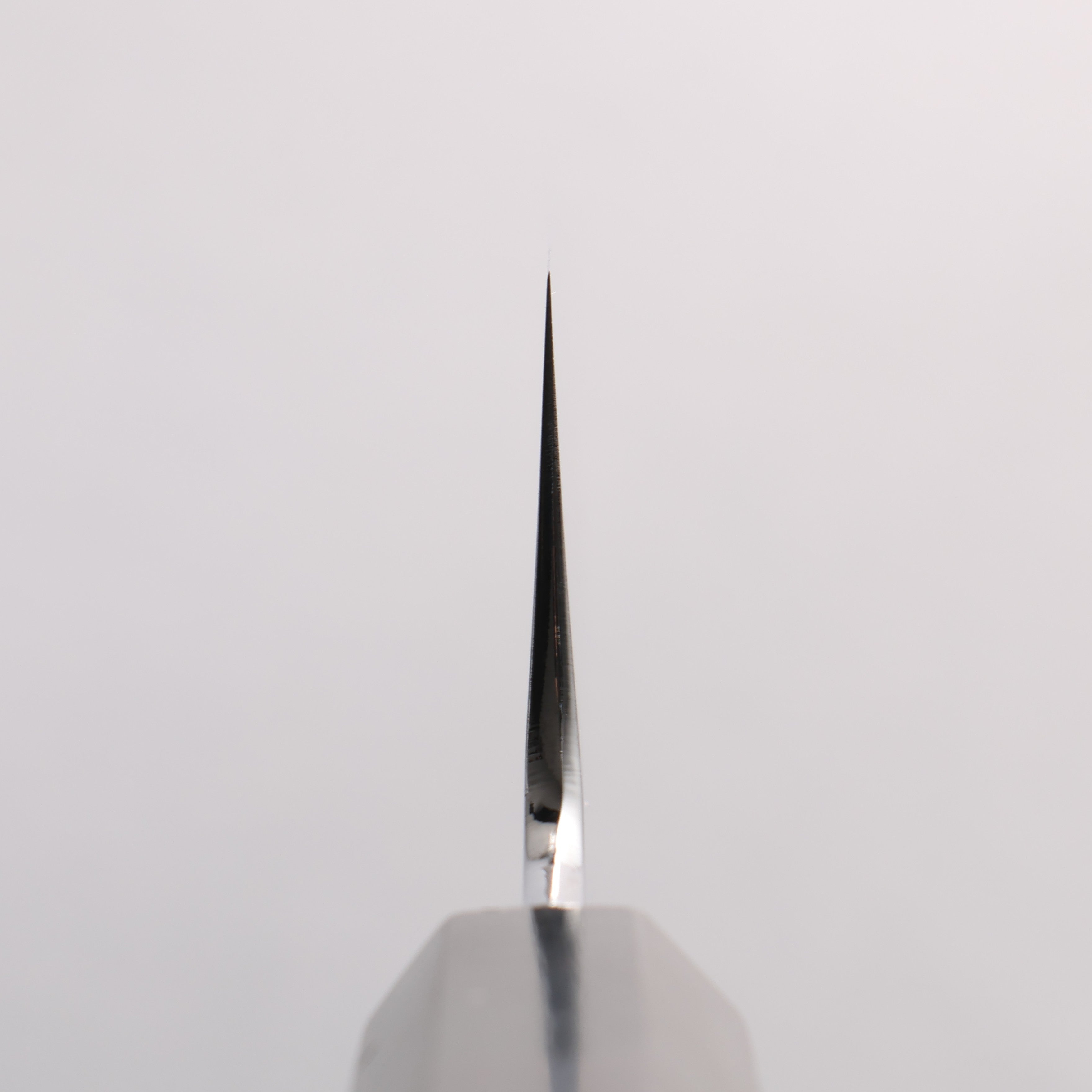 Choyo White Steel Migaki Kiritsuke Gyuto 210mm Ebony Wood & Black Water Buffalo Horn Handle - Seisuke Knife