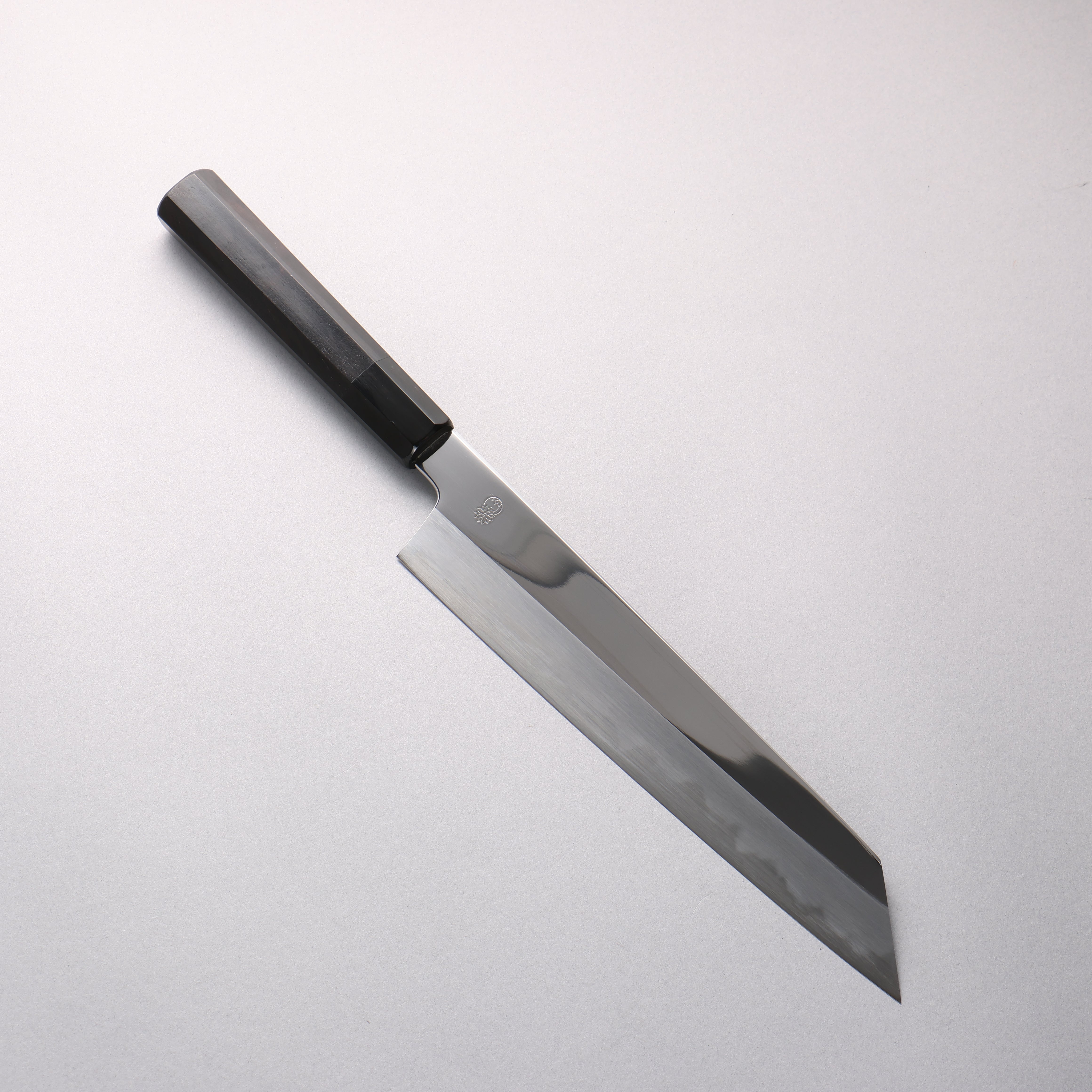 Choyo White Steel Mirrored Finish Kiritsuke Gyuto 240mm Ebony Wood (ferrule: Black Water Buffalo Horn) Handle - Seisuke Knife