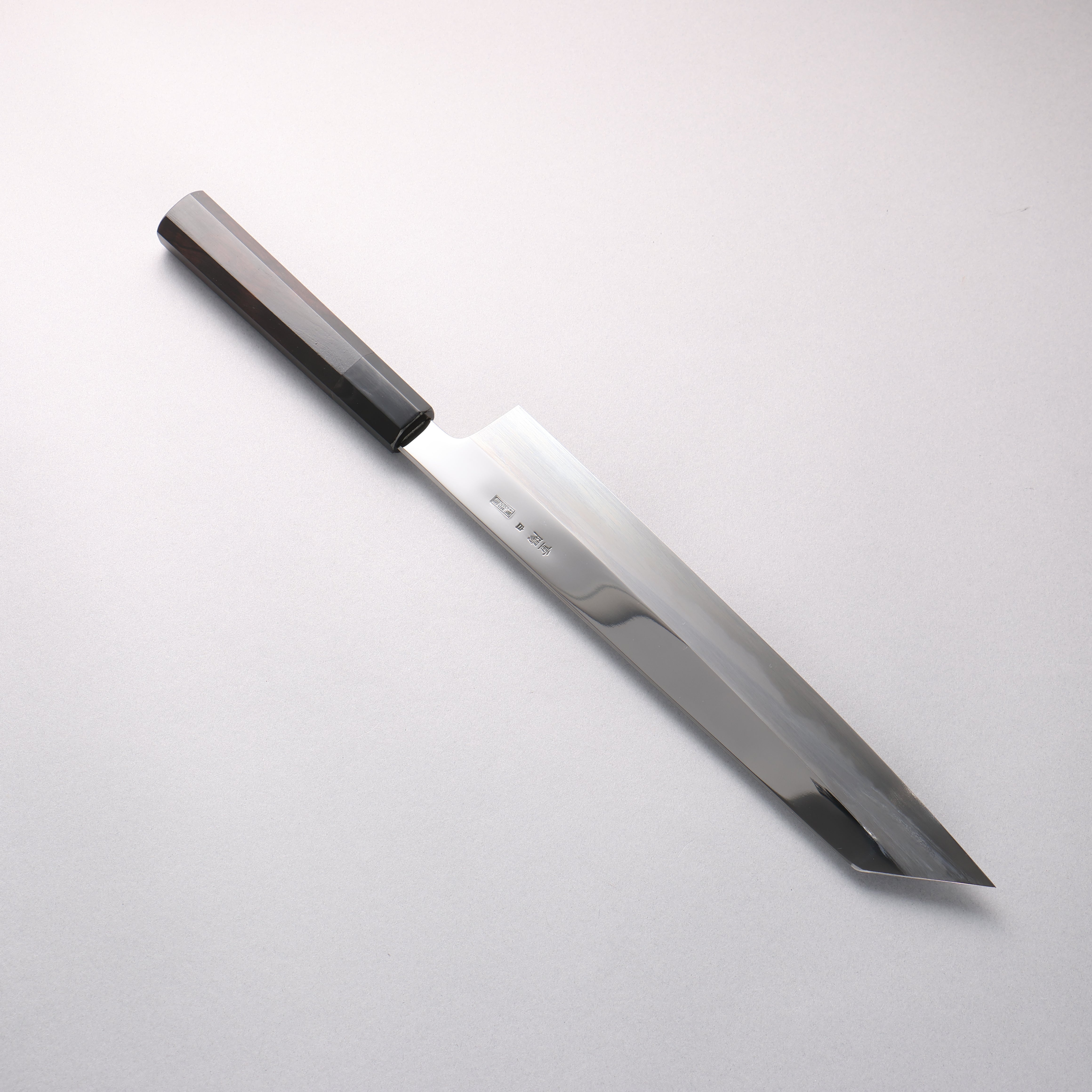 Choyo White Steel Migaki Kiritsuke Gyuto 270mm Ebony Wood & Black Water Buffalo Horn Handle - Seisuke Knife