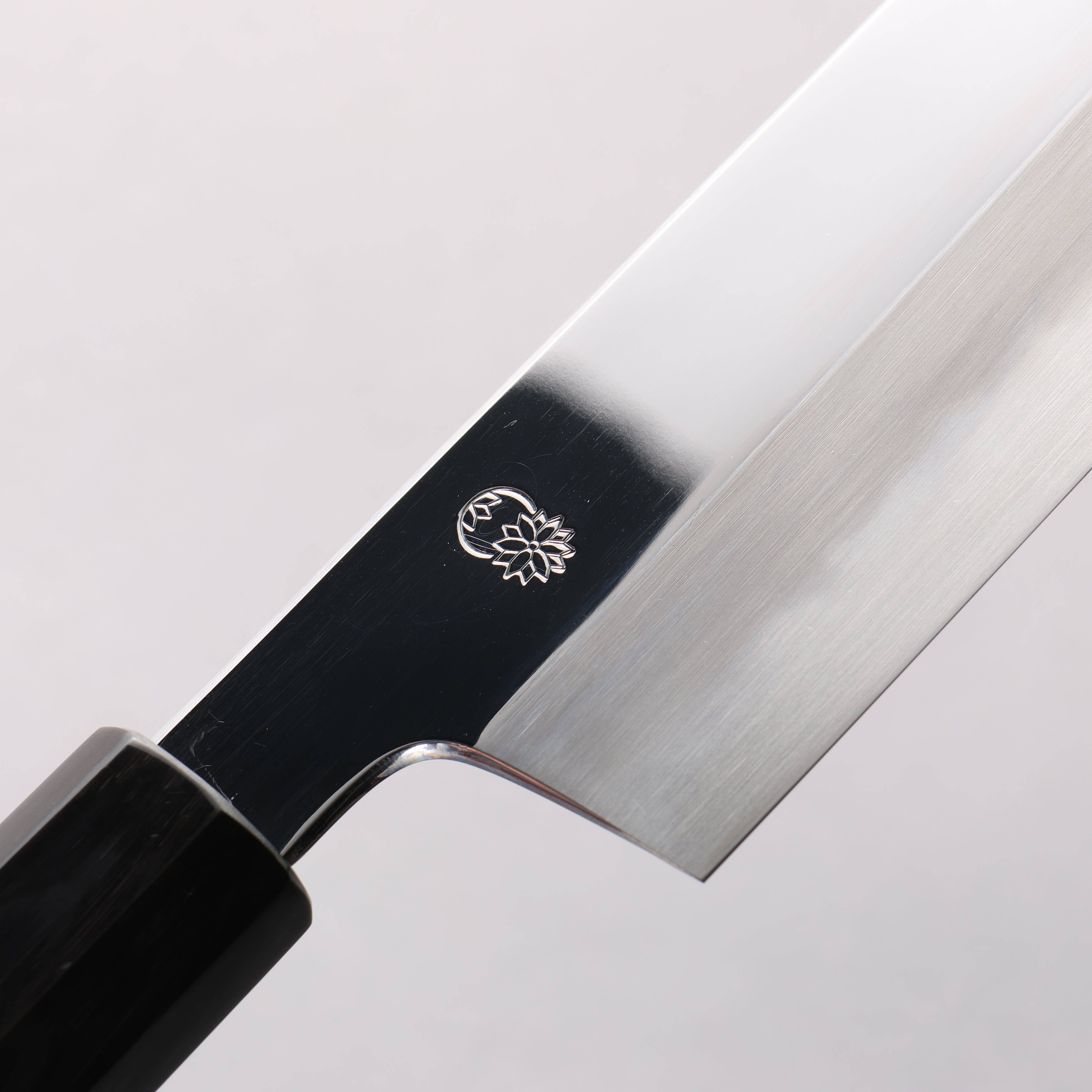 Choyo White Steel Migaki Kiritsuke Gyuto 270mm Ebony Wood & Black Water Buffalo Horn Handle - Seisuke Knife