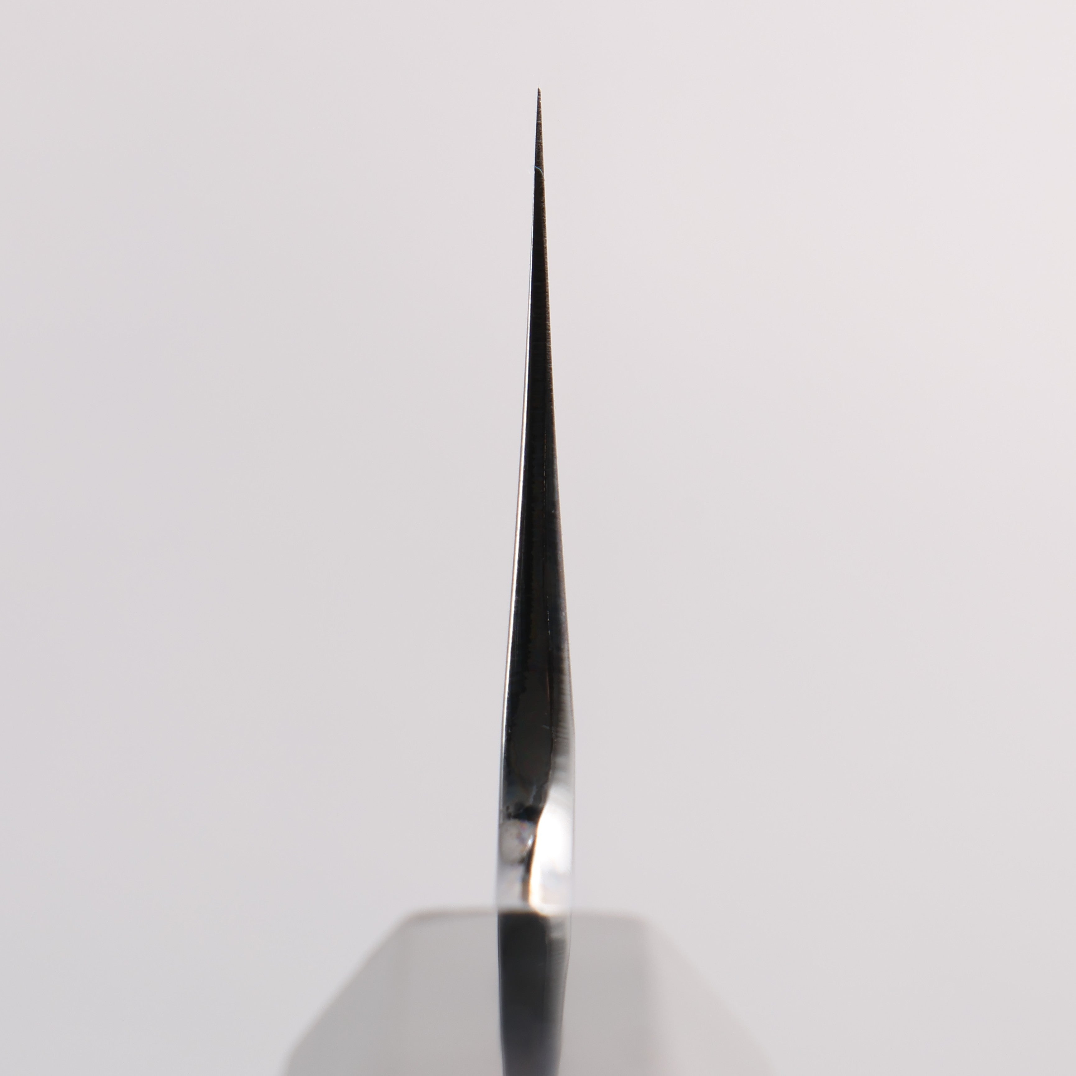 Choyo Blue Steel No.1 Migaki Santoku 180mm Ebony Wood & Black Water Buffalo Horn Handle - Seisuke Knife