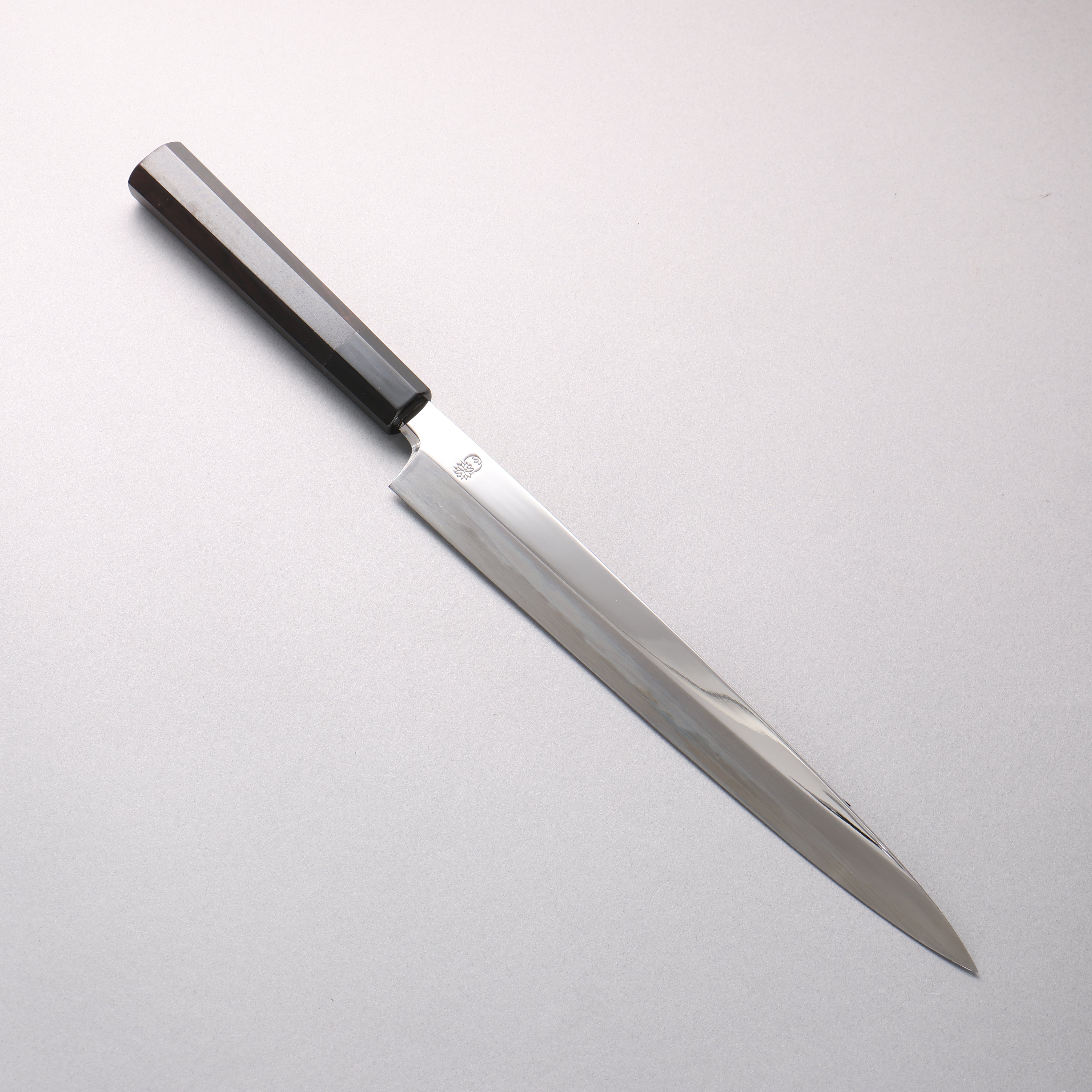 Choyo White Steel Mirrored Finish Yanagiba 270mm Ebony Wood (ferrule: Black Water Buffalo Horn) Handle - Seisuke Knife