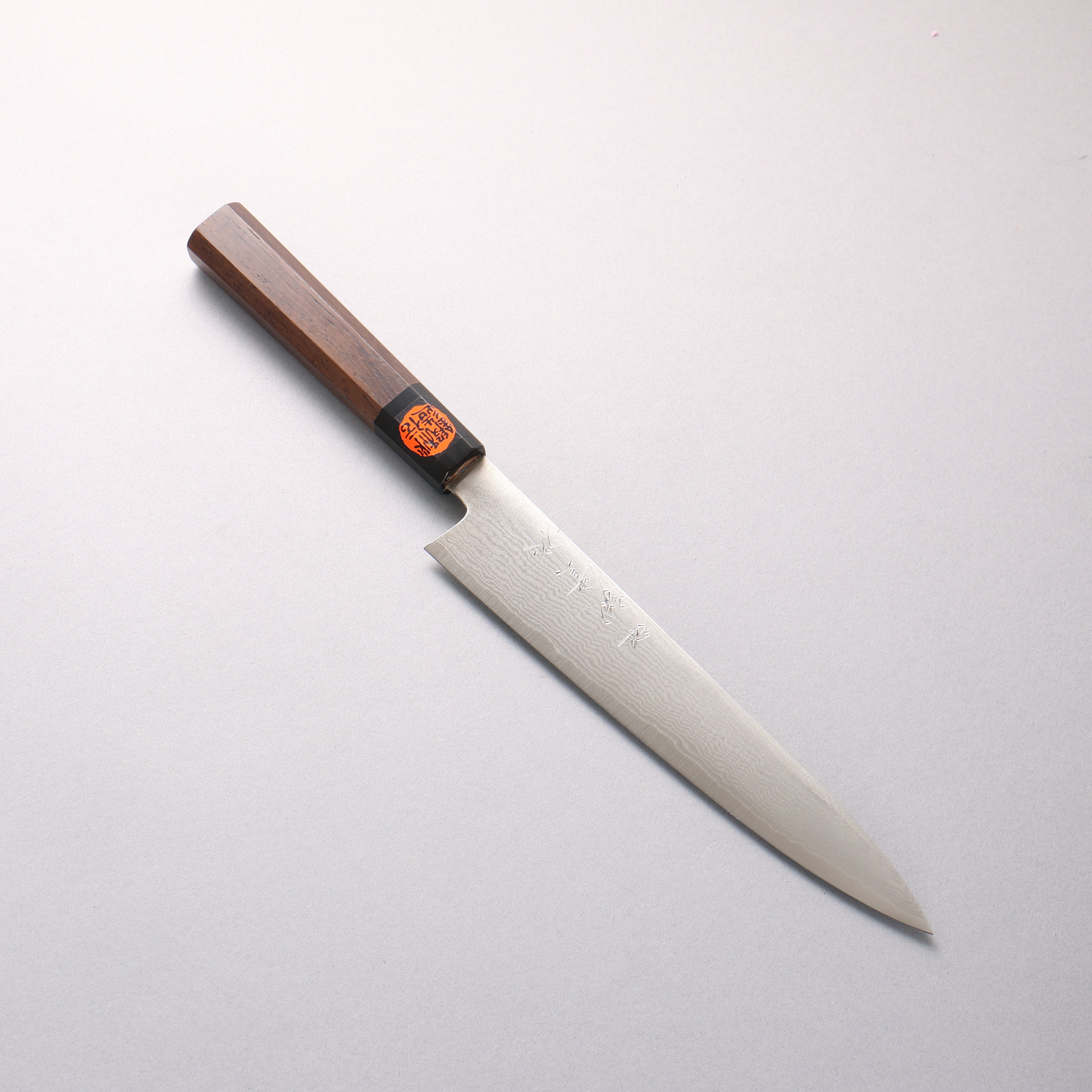Shigeki Tanaka VG10 Damascus Slicer 210mm Walnut Handle