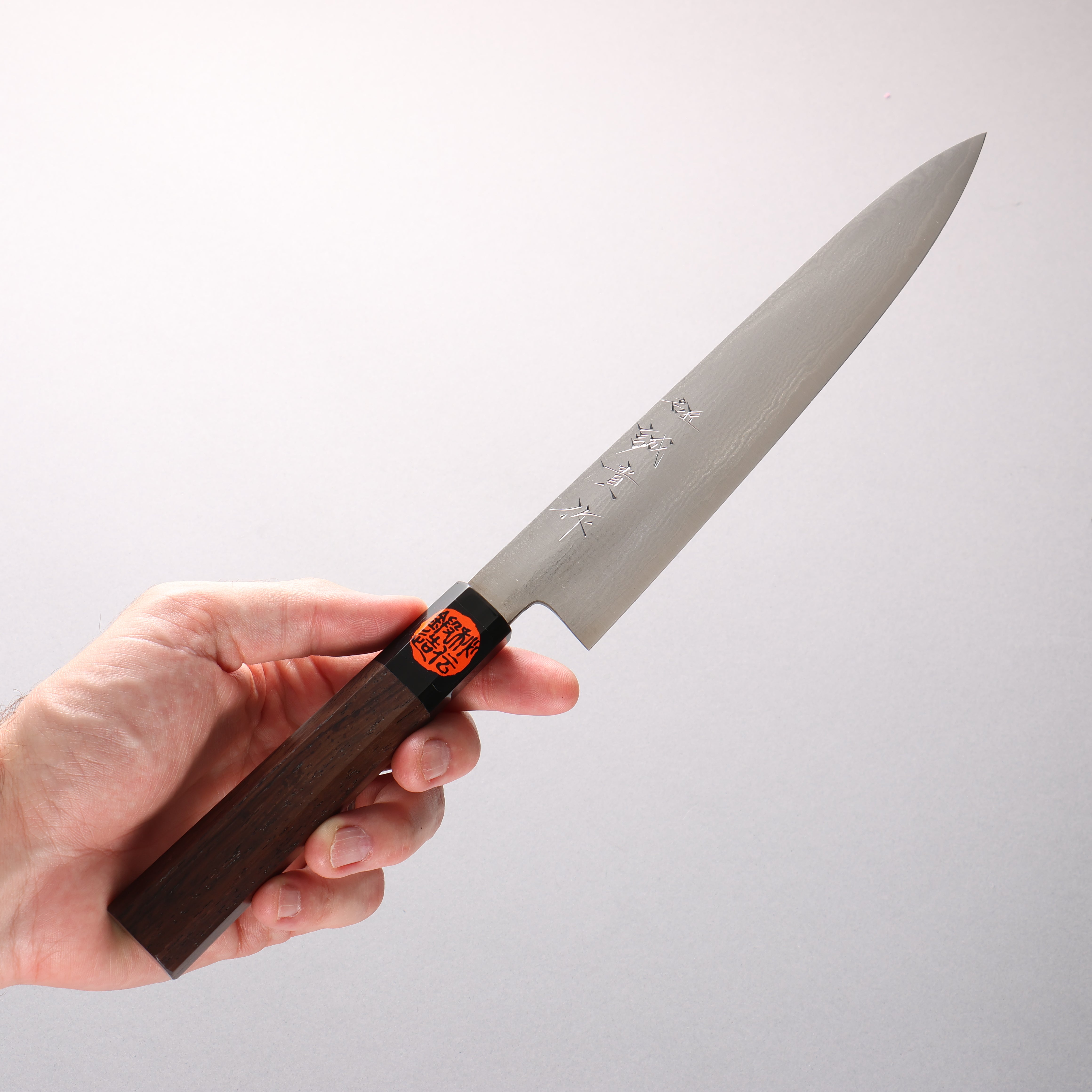 Shigeki Tanaka VG10 Damascus Slicer 210mm Walnut Handle