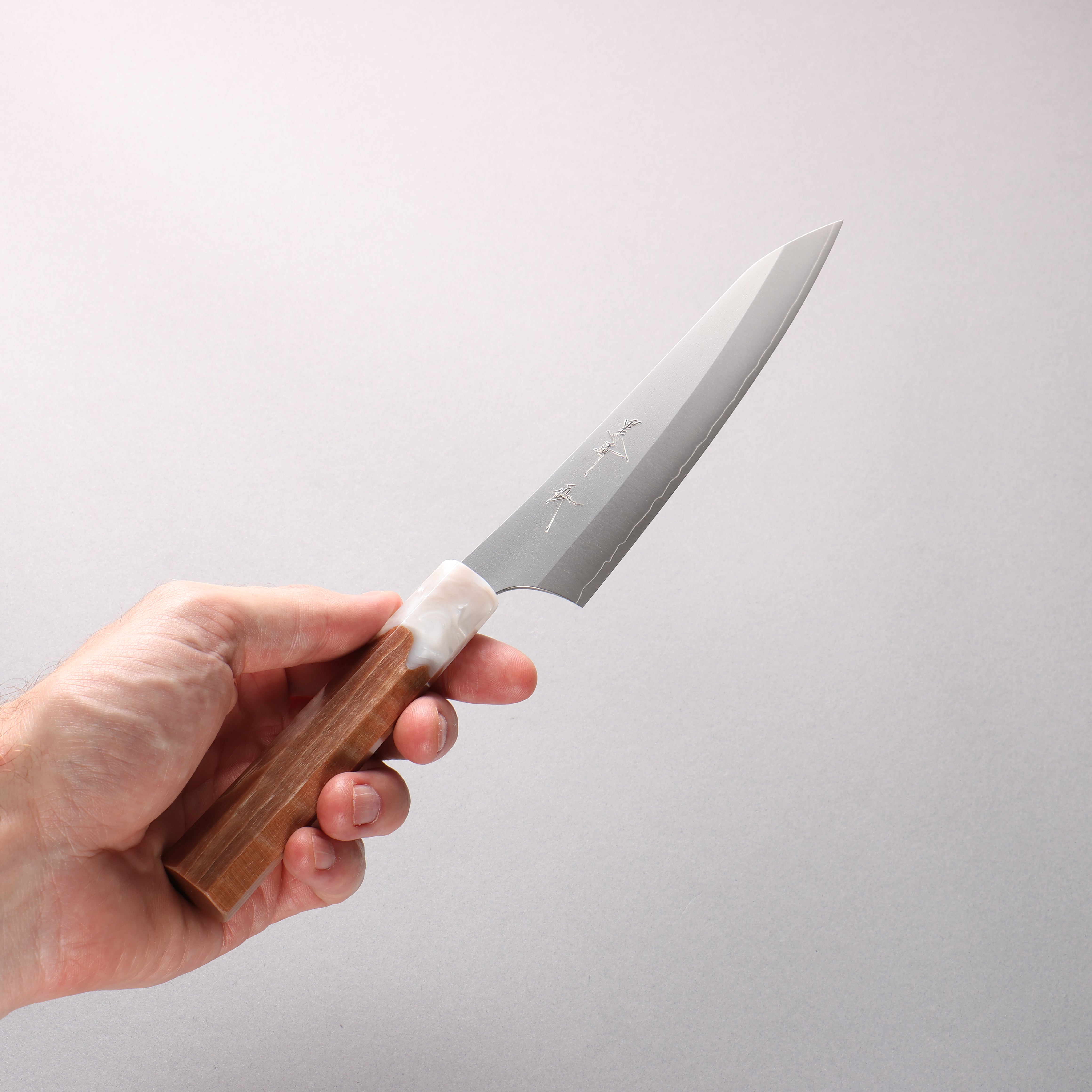 Yu Kurosaki New Gekko VG-XEOS Petty-Utility 150mm Resin Coated Birch Handle - Seisuke Knife