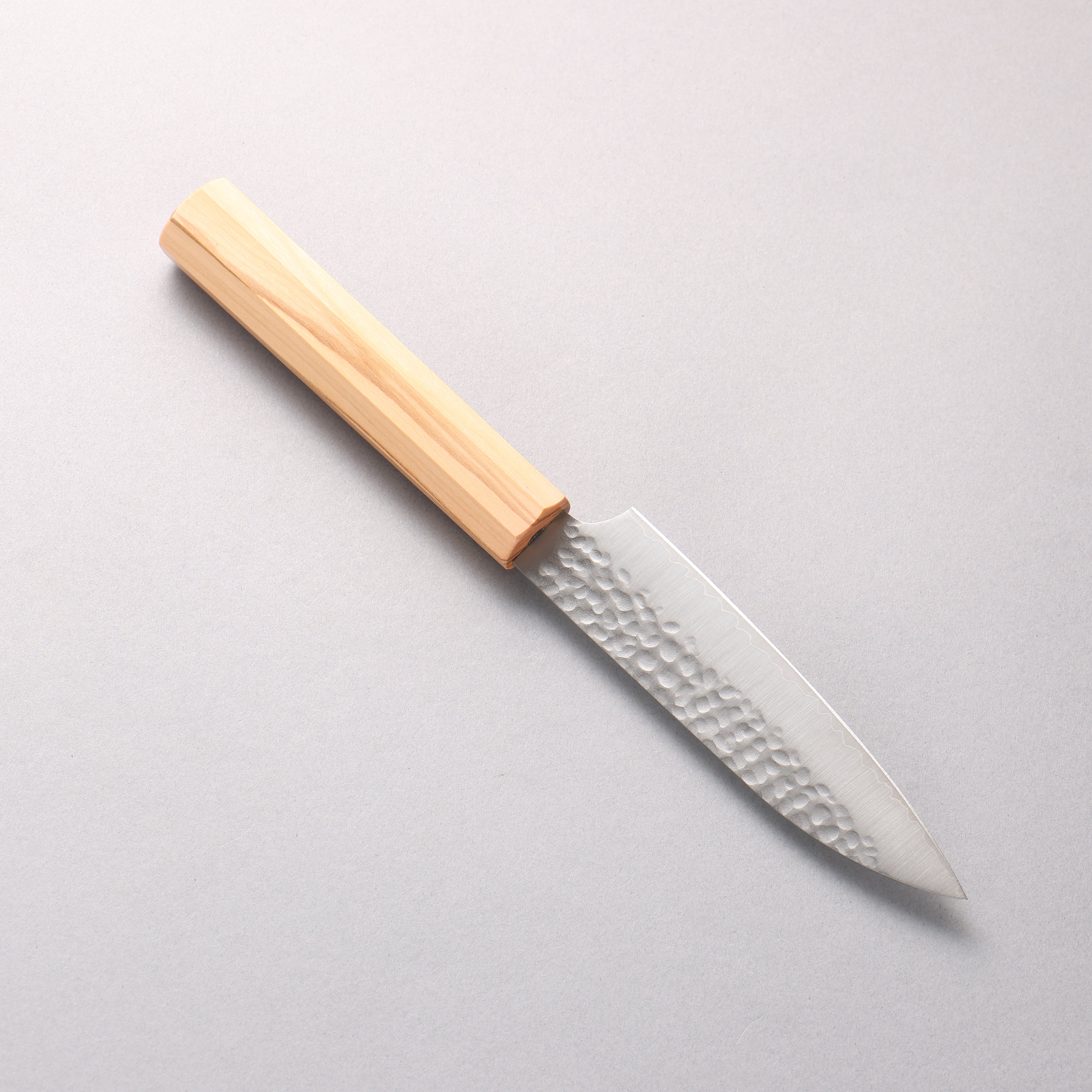 Oul VG10 Hammered Petty-Utility 120mm Olive tree Handle - Seisuke Knife