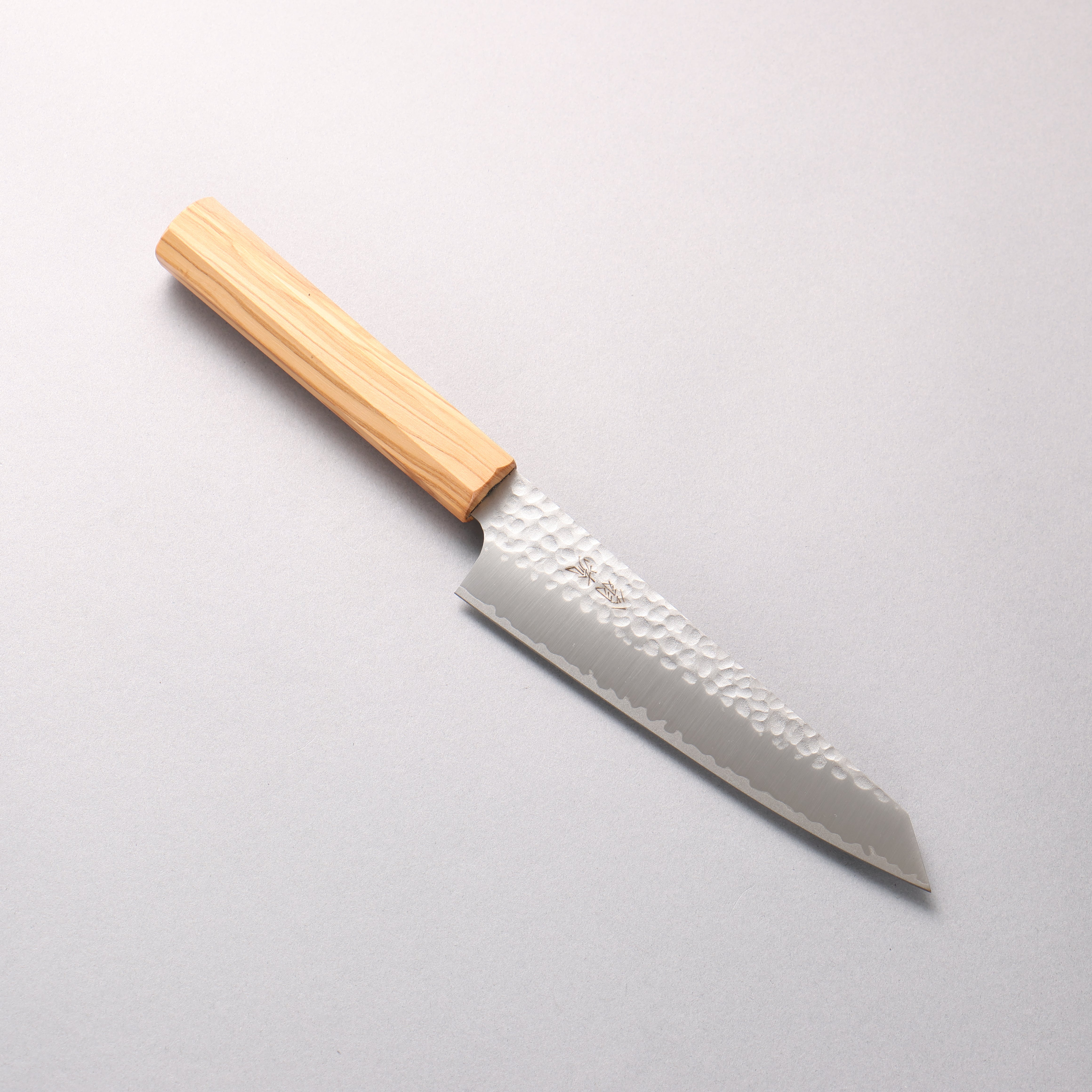 Oul VG10 Hammered Kiritsuke Petty-Utility 150mm Olive tree Handle - Seisuke Knife