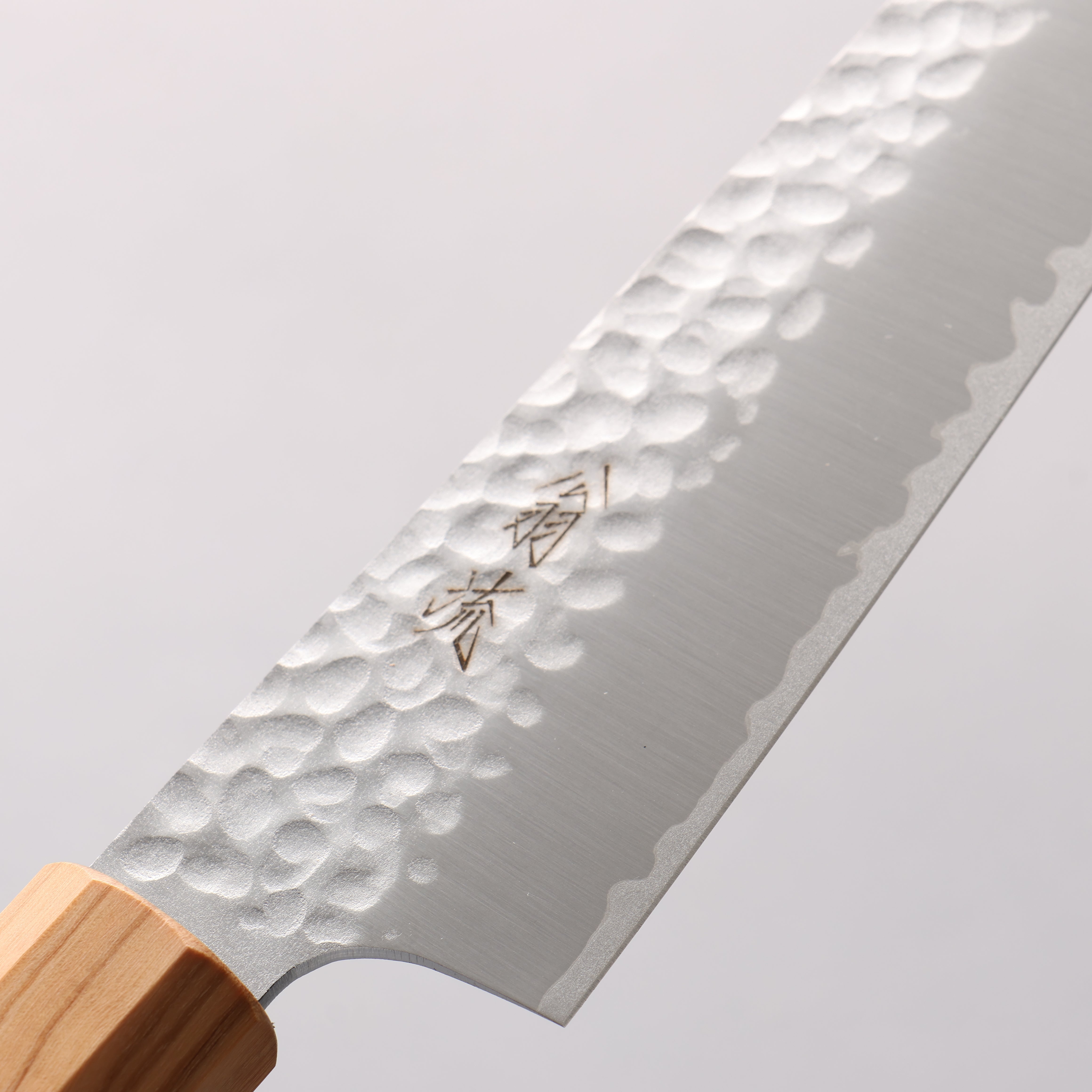 Oul VG10 Hammered Kiritsuke Petty-Utility 150mm Olive tree Handle - Seisuke Knife