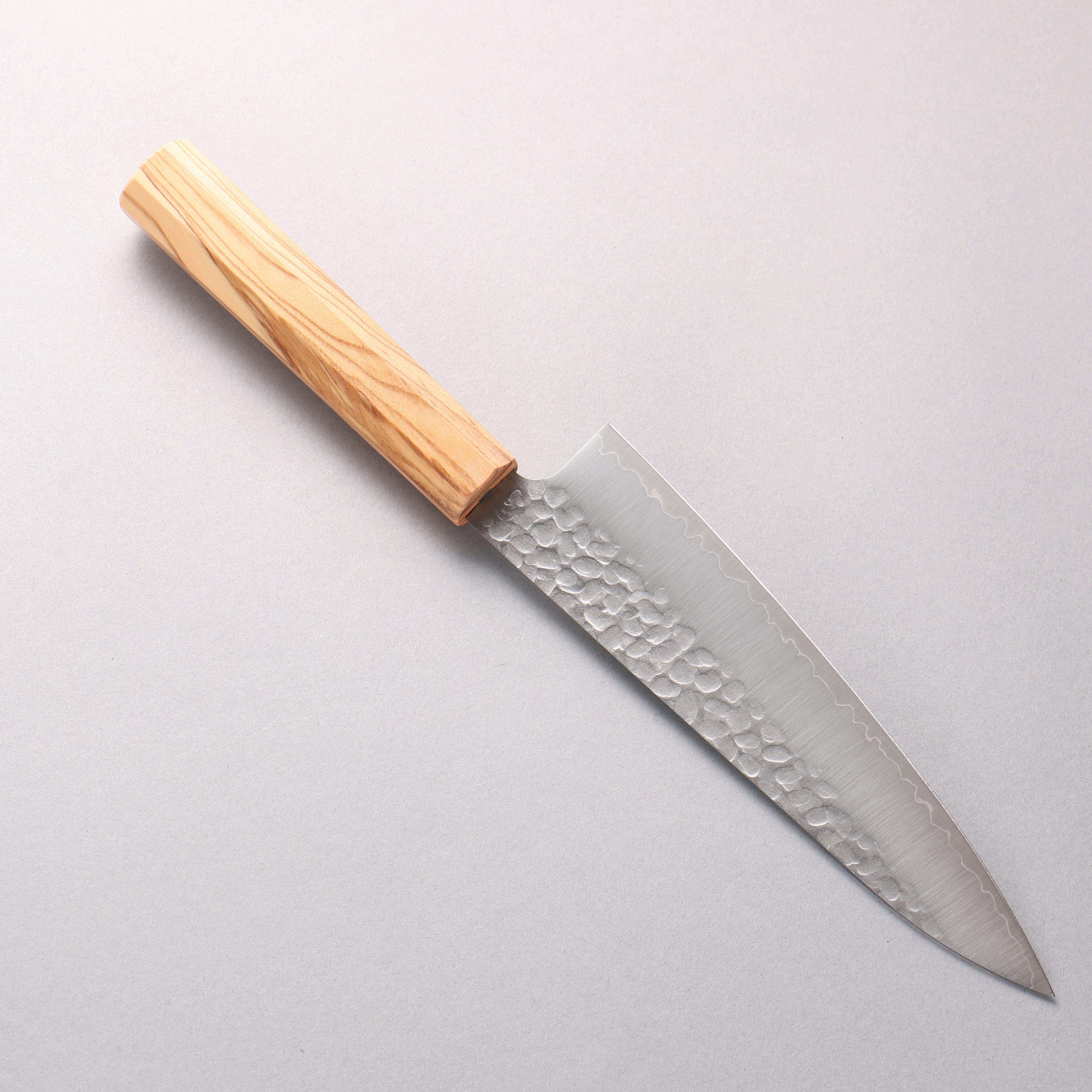 Oul VG10 Hammered Gyuto 180mm Olive tree Handle - Seisuke Knife