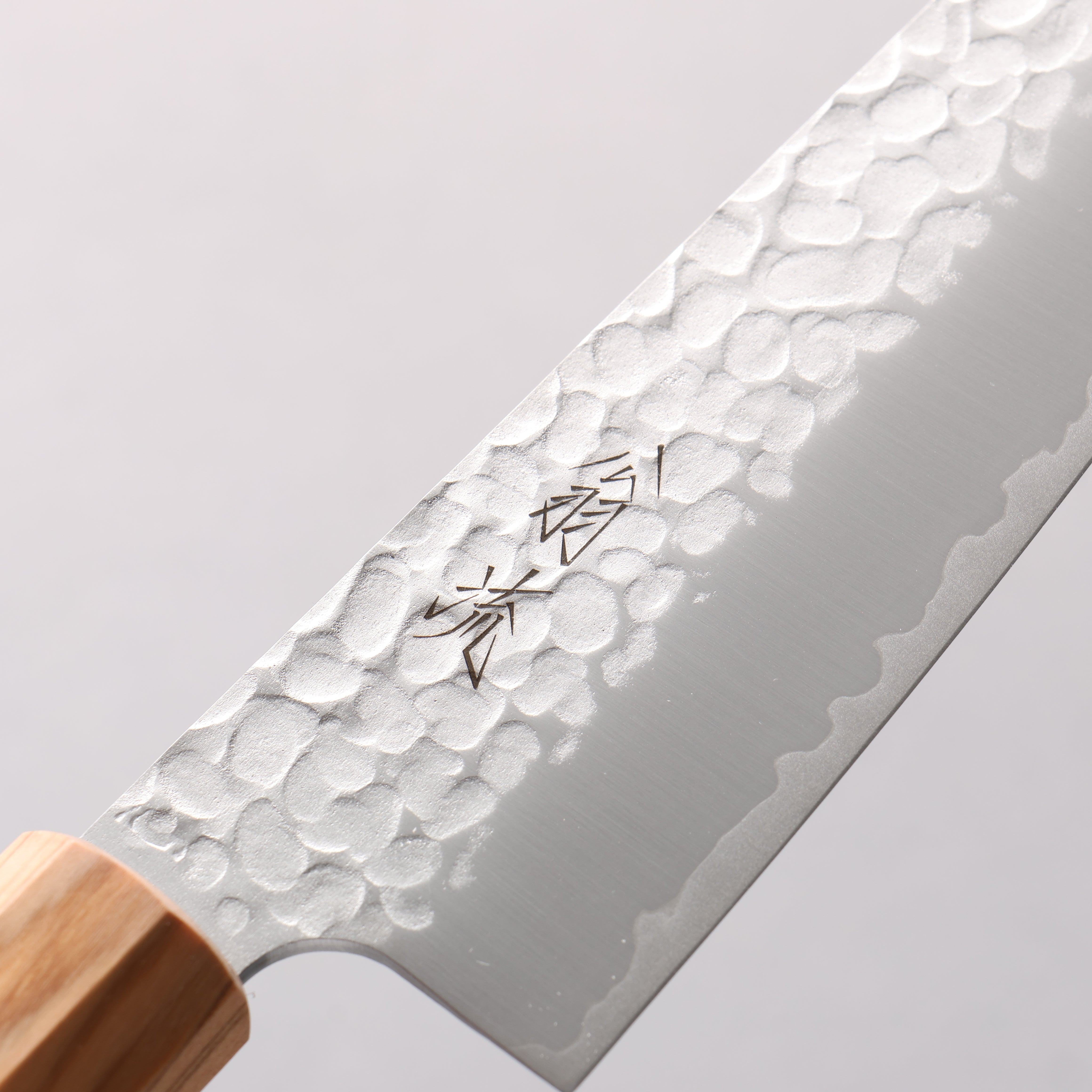 Oul VG10 Hammered Gyuto 180mm Olive tree Handle - Seisuke Knife