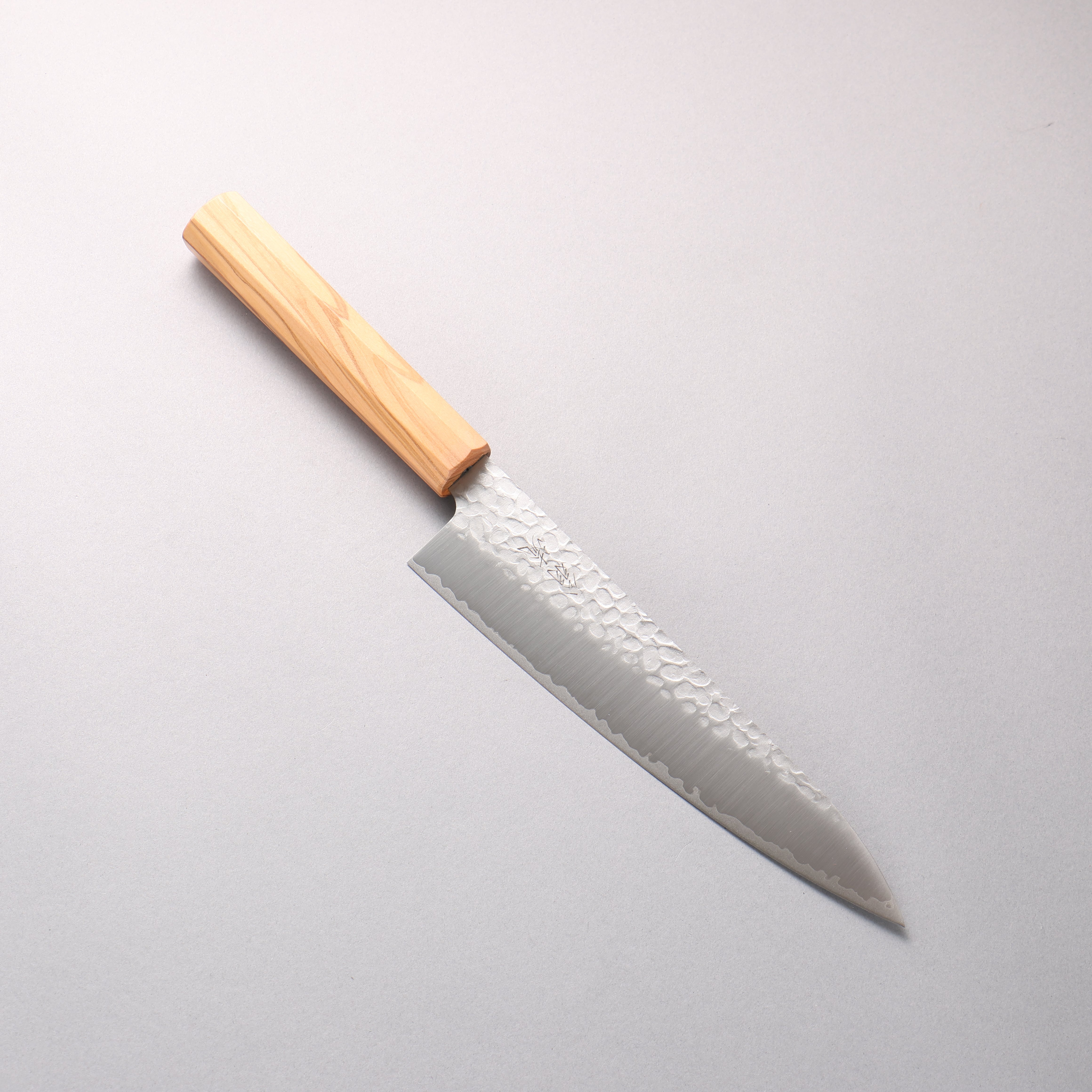 Oul VG10 Hammered Gyuto 200mm Olive tree Handle - Seisuke Knife