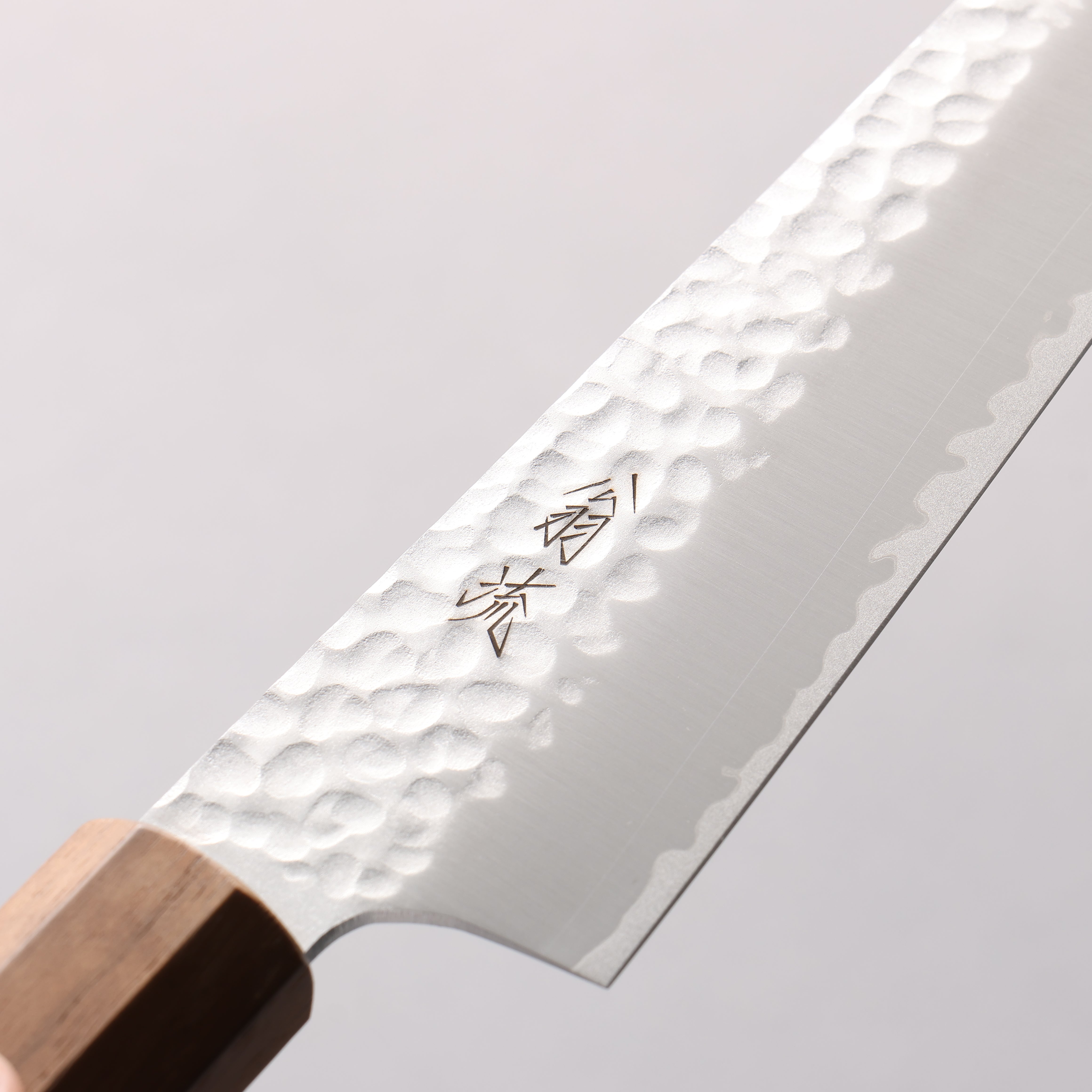 Oul VG10 Hammered Kiritsuke Petty-Utility 150mm Walnut Handle - Seisuke Knife