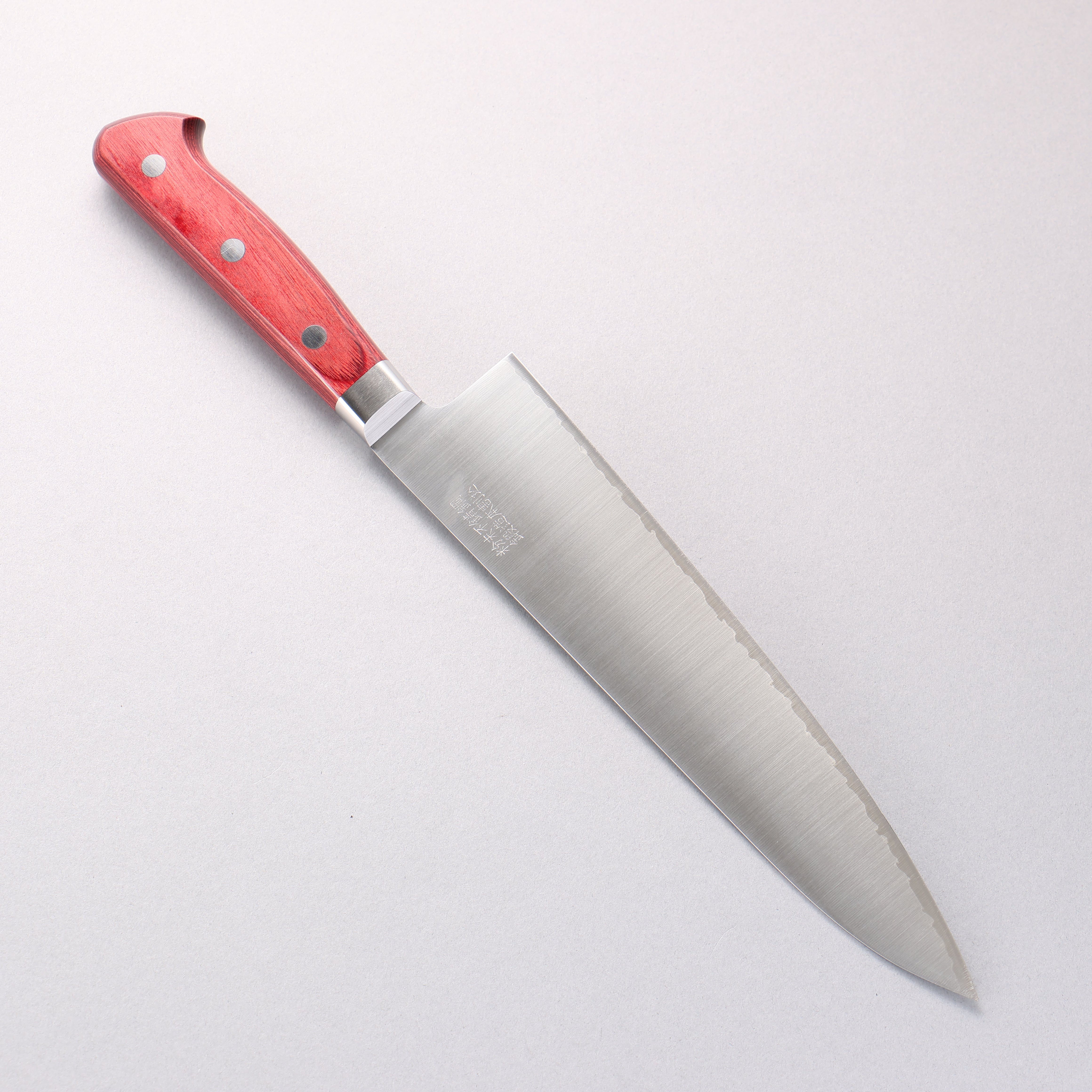 Takamura Knives SG2 Gyuto 210mm with Red Pakkawood Handle - Seisuke Knife