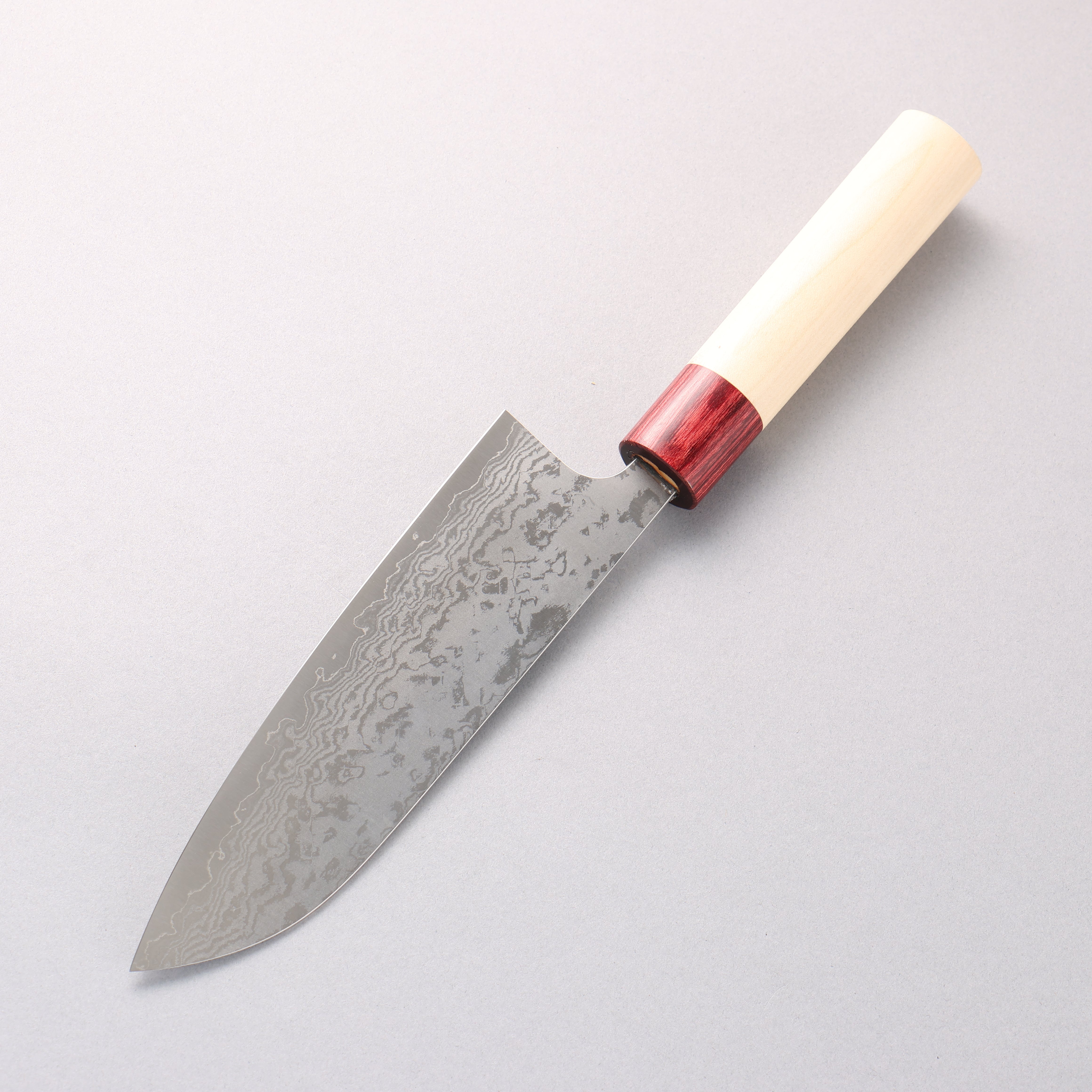 Masakage Kiri VG10 Damascus Santoku 170mm Magnolia Handle - Seisuke Knife