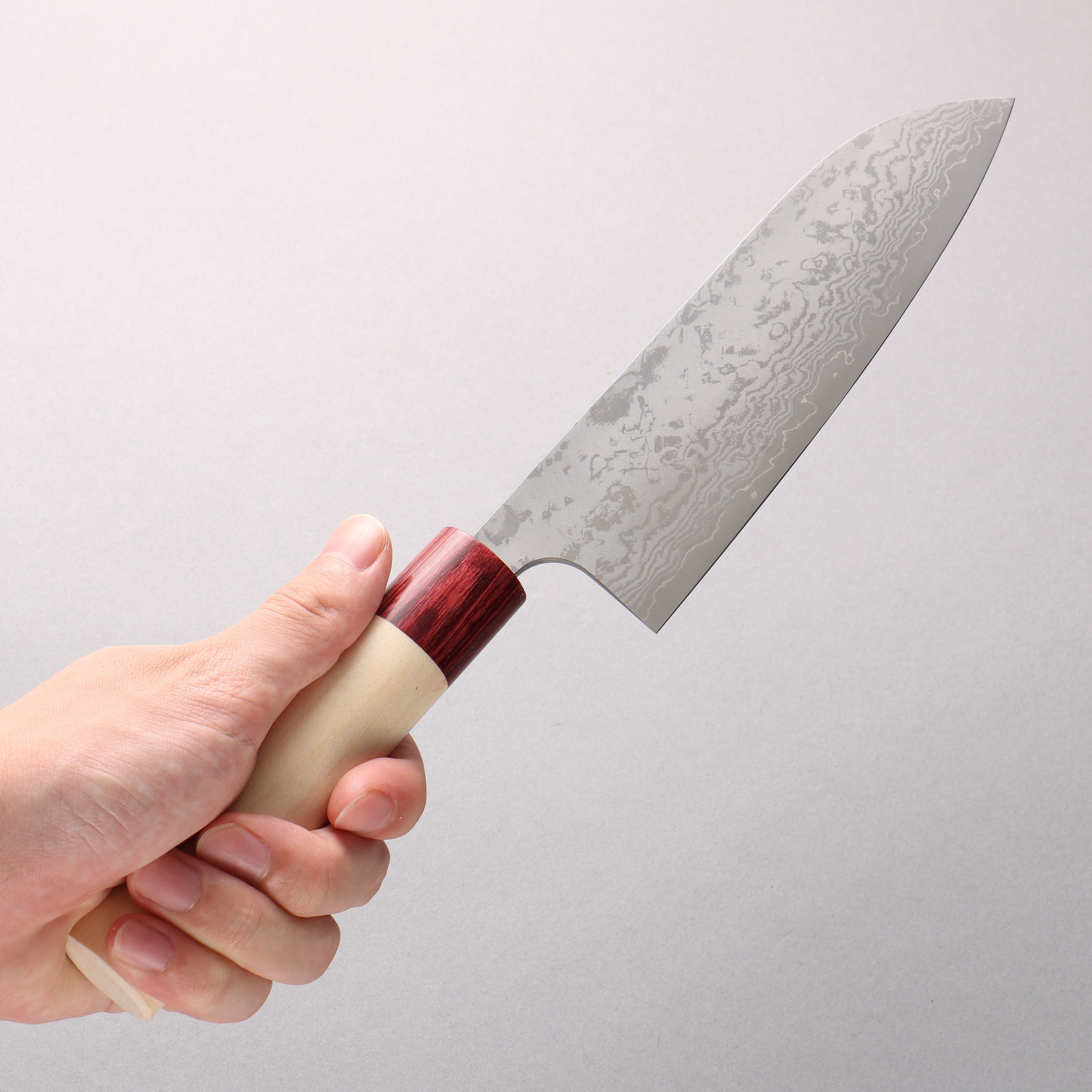 Masakage Kiri VG10 Damascus Santoku 170mm Magnolia Handle - Seisuke Knife