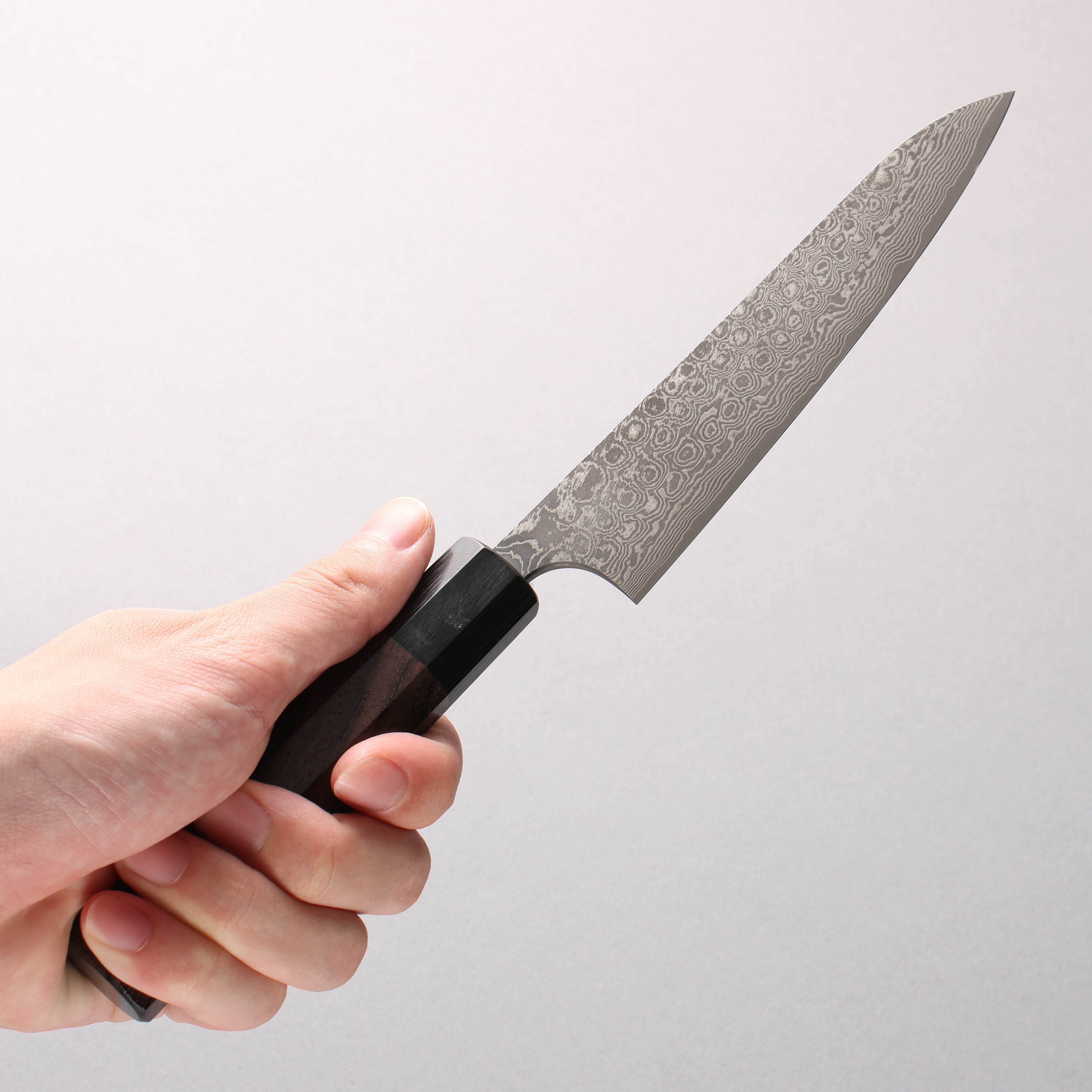 Masakage Kumo VG10 Damascus Petty-Utility 150mm Shitan Handle - Seisuke Knife