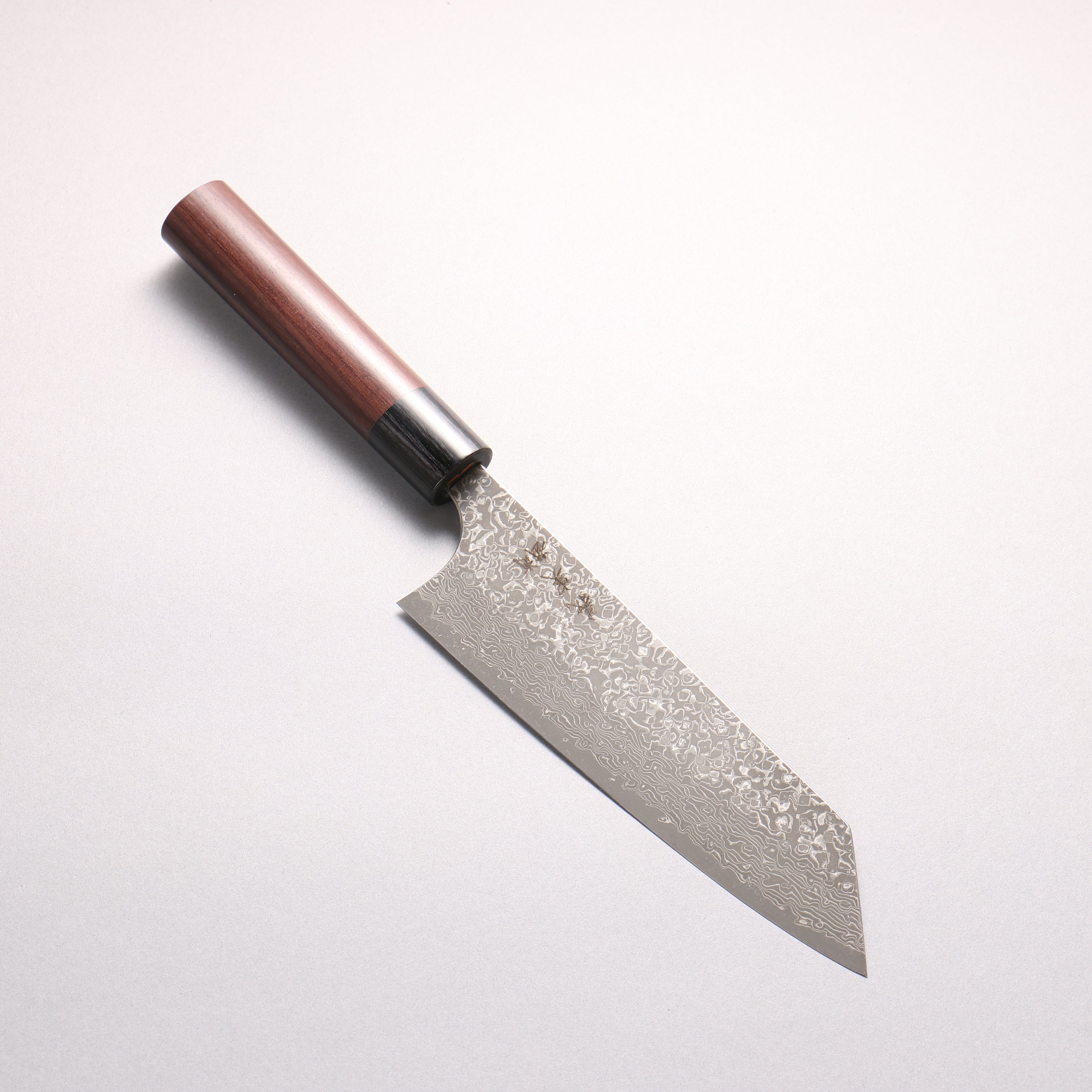 Yoshimi Kato VG10 Black Damascus Bunka 170mm Rosewood (ferrule: Black Pakka wood) Maru Handle