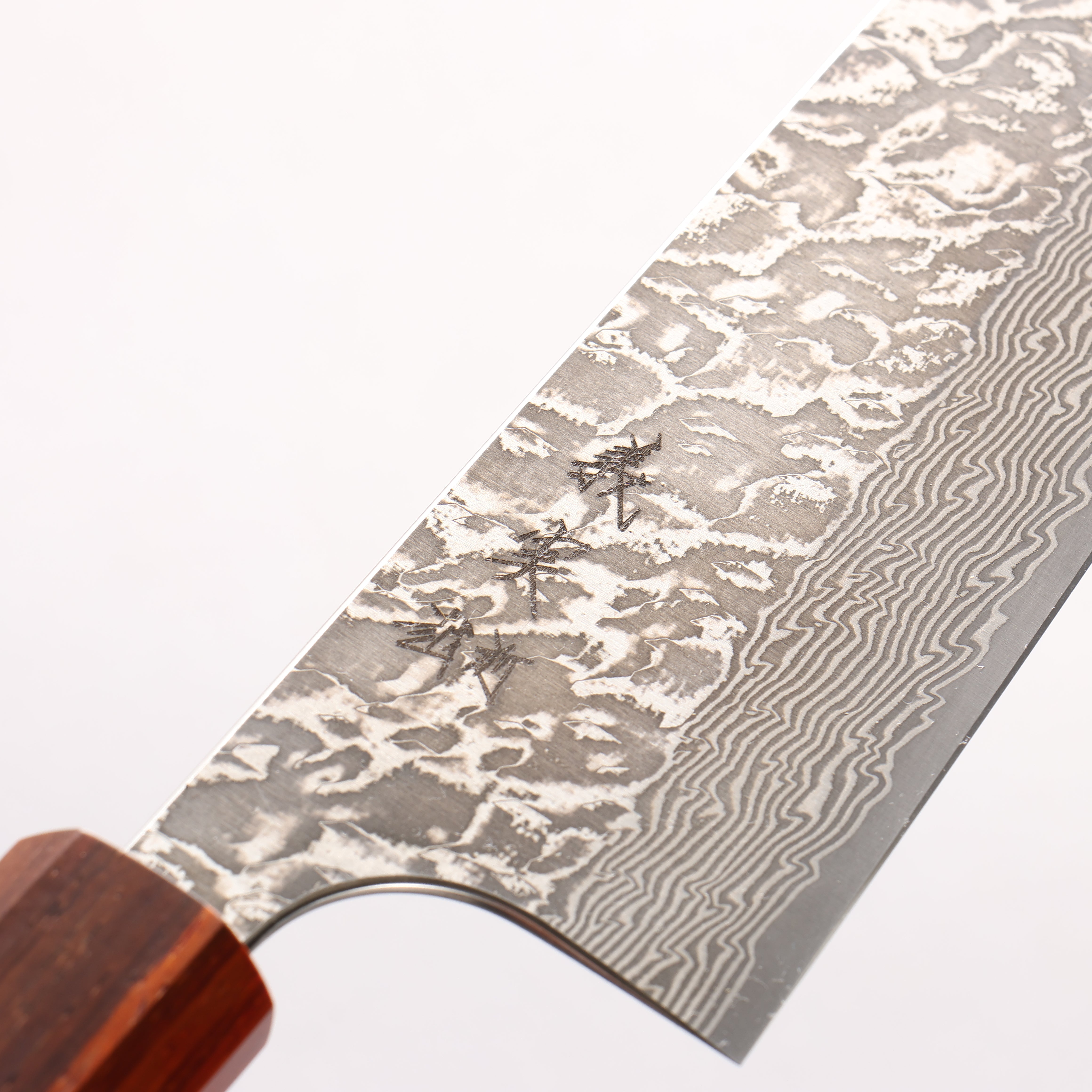 Yoshimi Kato VG10 Black Damascus Bunka 170mm Cocobolo Handle