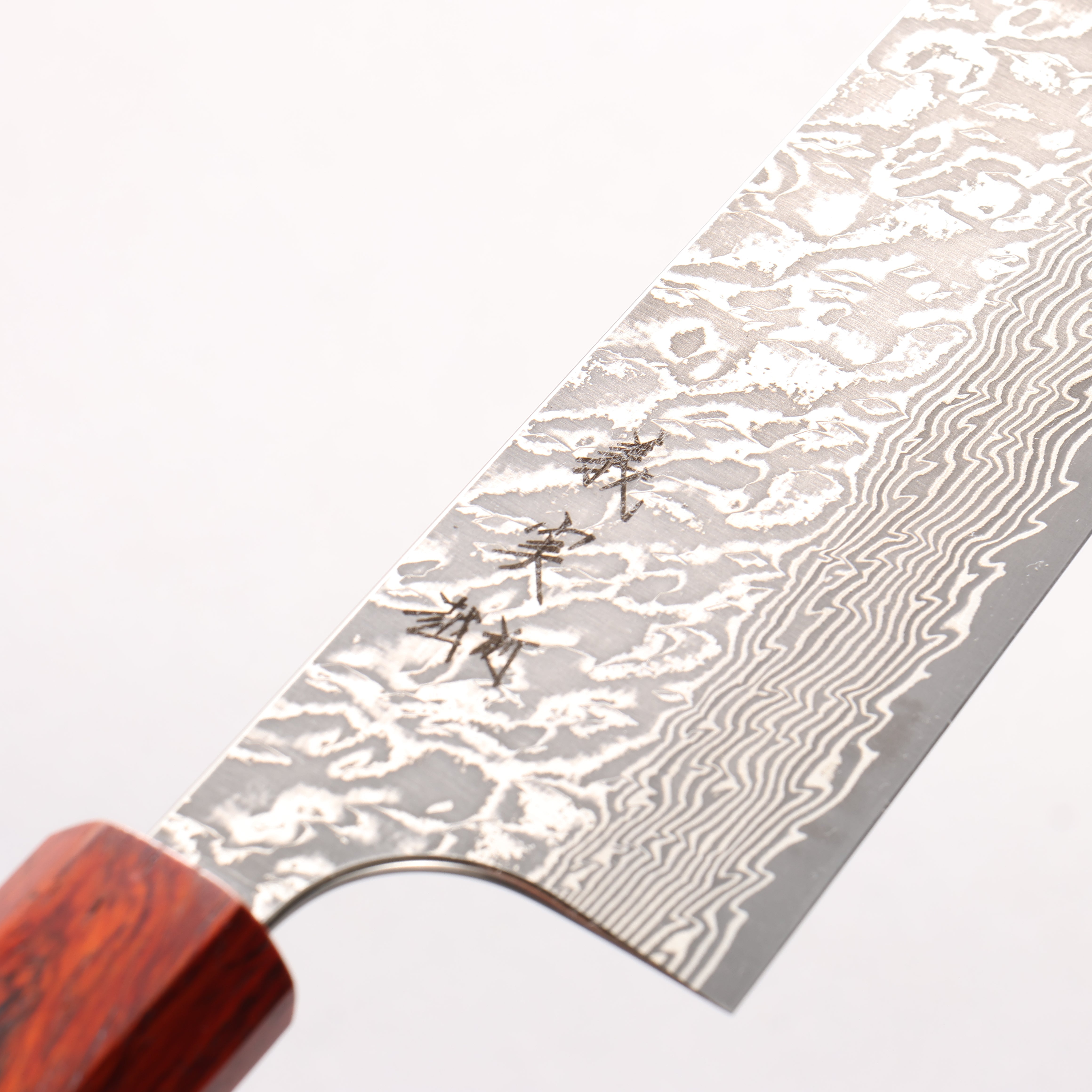 Yoshimi Kato VG10 Black Damascus Gyuto 210mm Cocobolo Handle