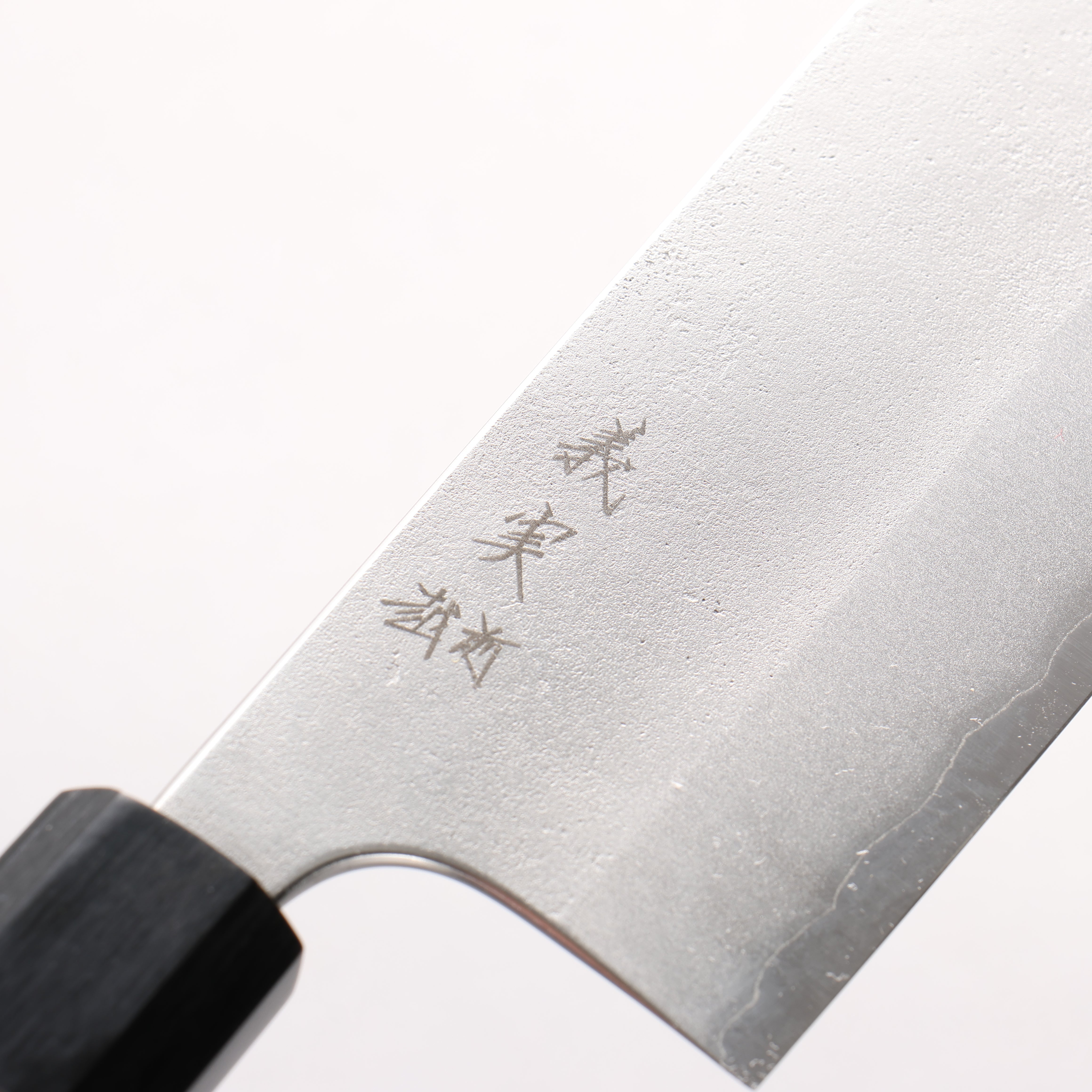 Yoshimi Kato Blue Super Nashiji Nakiri 165mm Rosewood (Ferrule: Black Pakka Wood) Handle