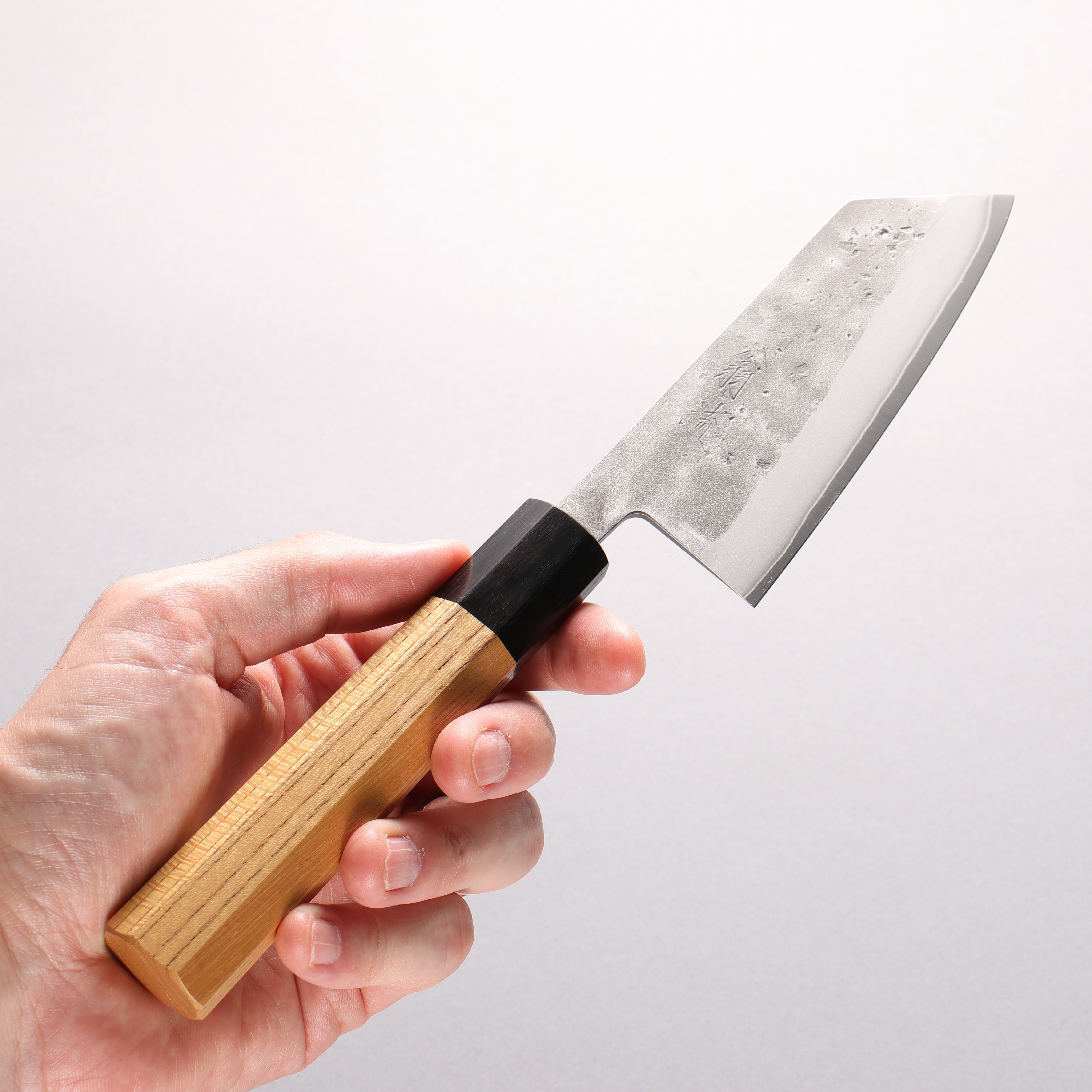 Oul SLD Nashiji Small Bunka 125mm Japanese Elm (Ferrule: Green Pakka Wood) Handle