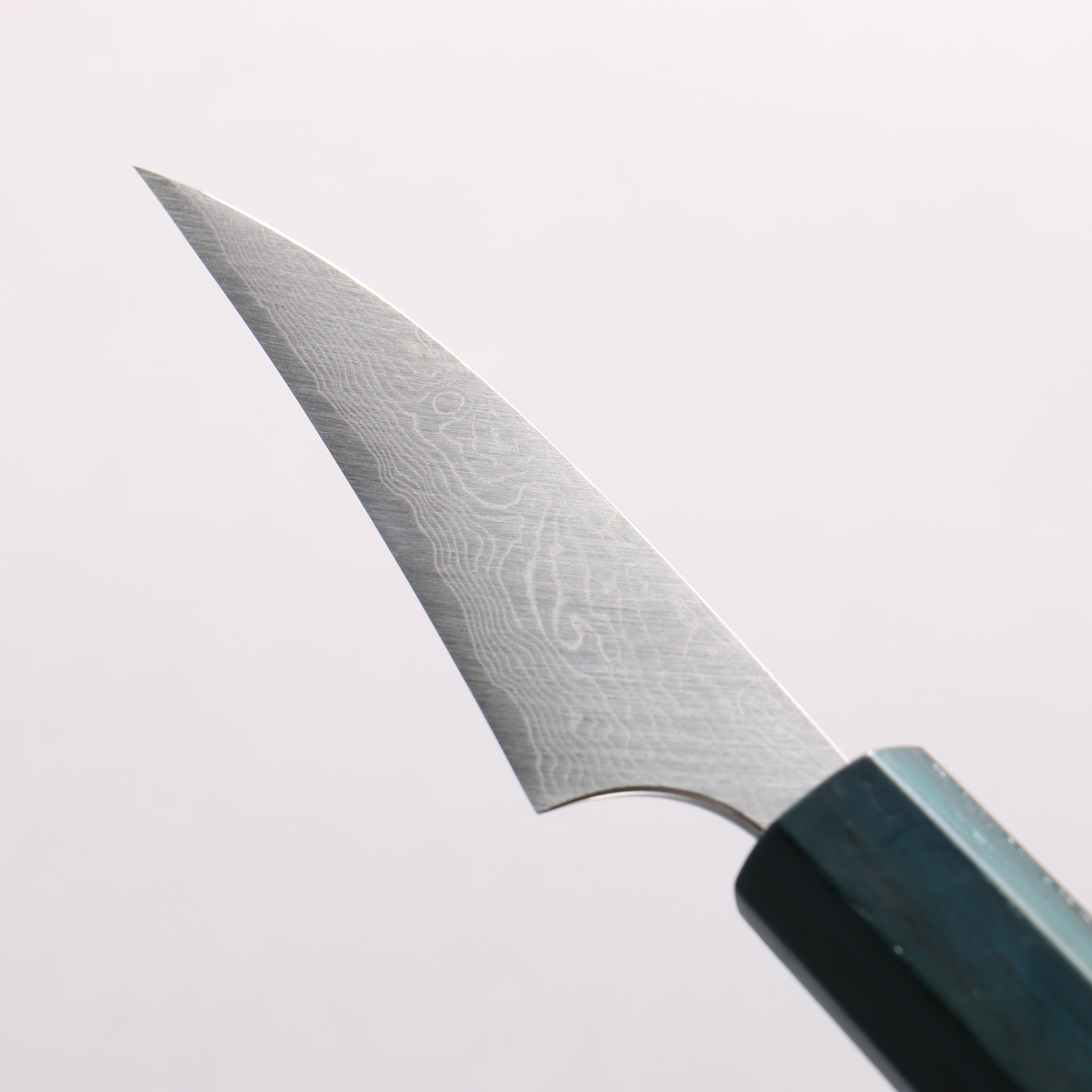 Anryu VG10 Migaki Finished Damascus Paring 75mm Oak (Indigo Dyed) Handle