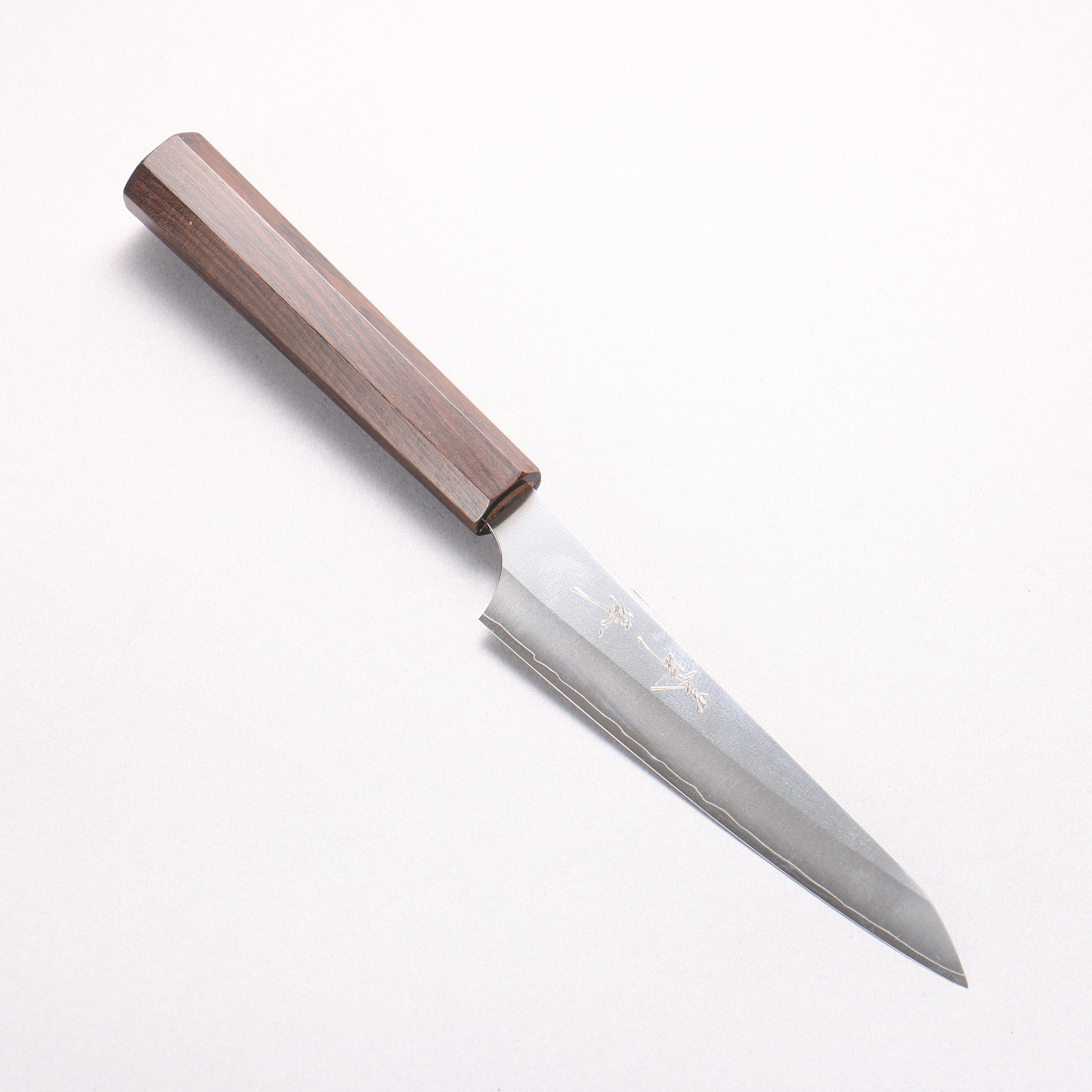 Yu Kurosaki Gekko VG-XEOS Petty-Utility 130mm Ebony Wood (ferrule: White Water Buffalo Horn) Handle - Seisuke Knife