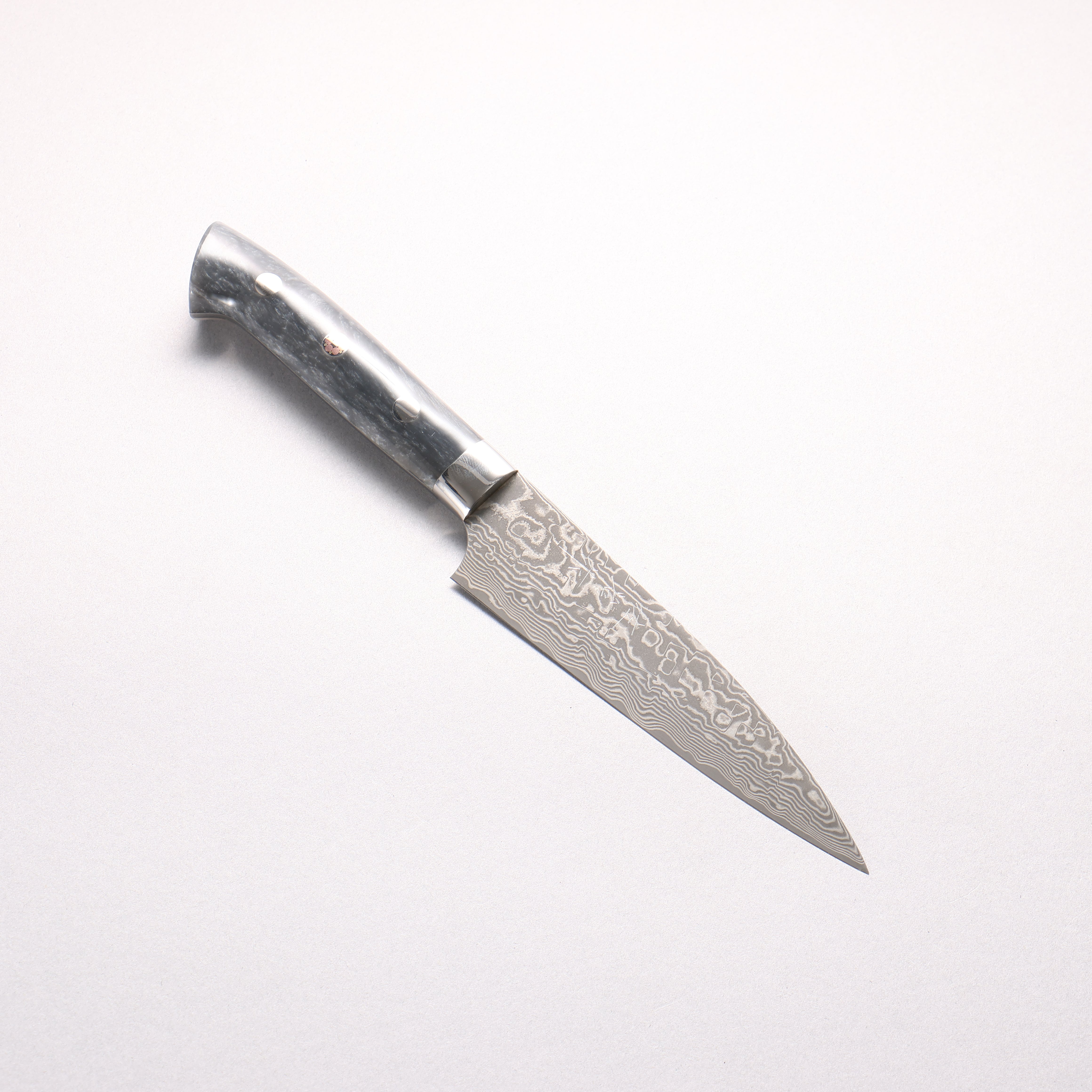 Takeshi Saji SG2 Black Damascus Petty-Utility 130mm Grey Marble Acrylic Handle