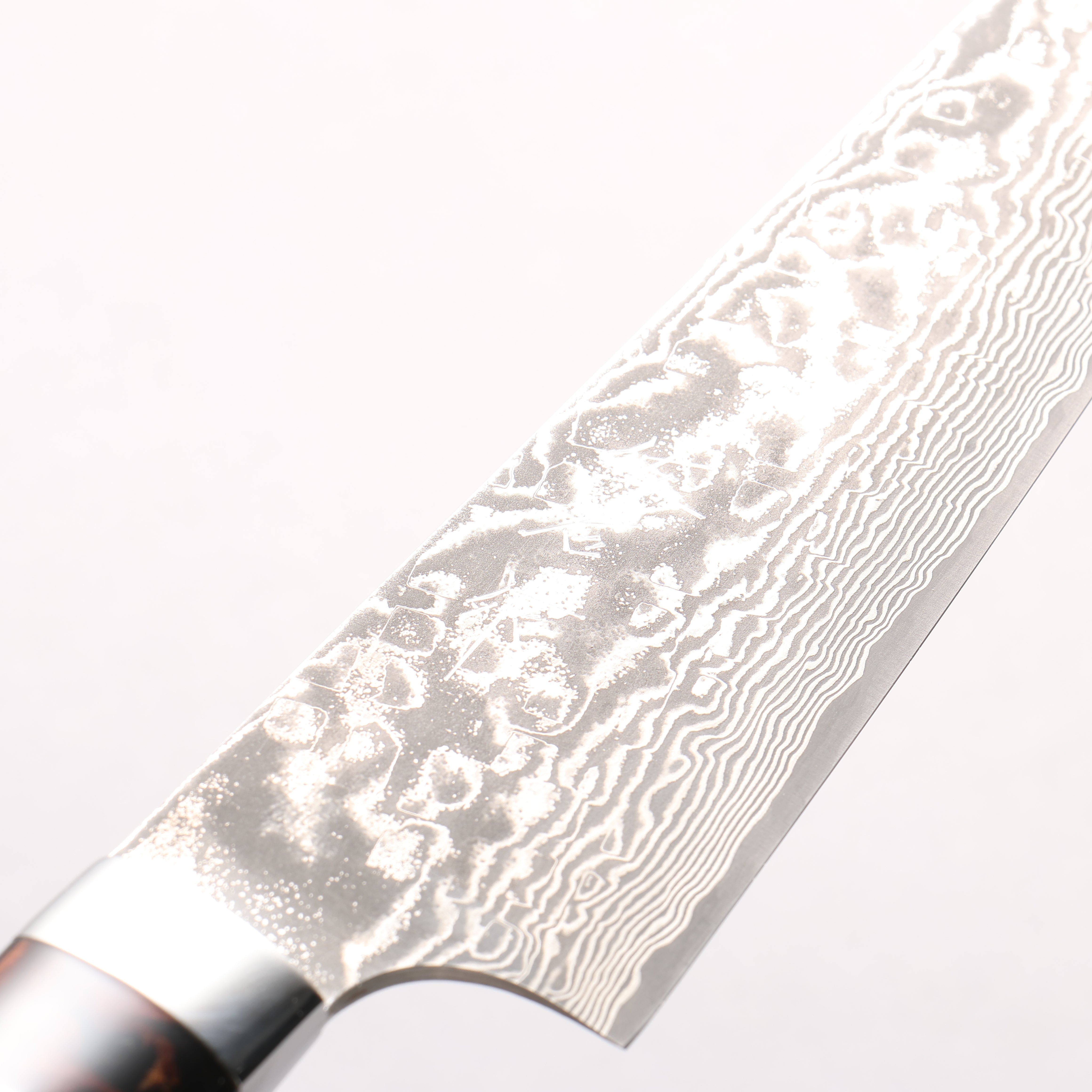 Takeshi Saji SG2 Black Damascus Gyuto 180mm Black With Copper Color Marble Acrylic Handle