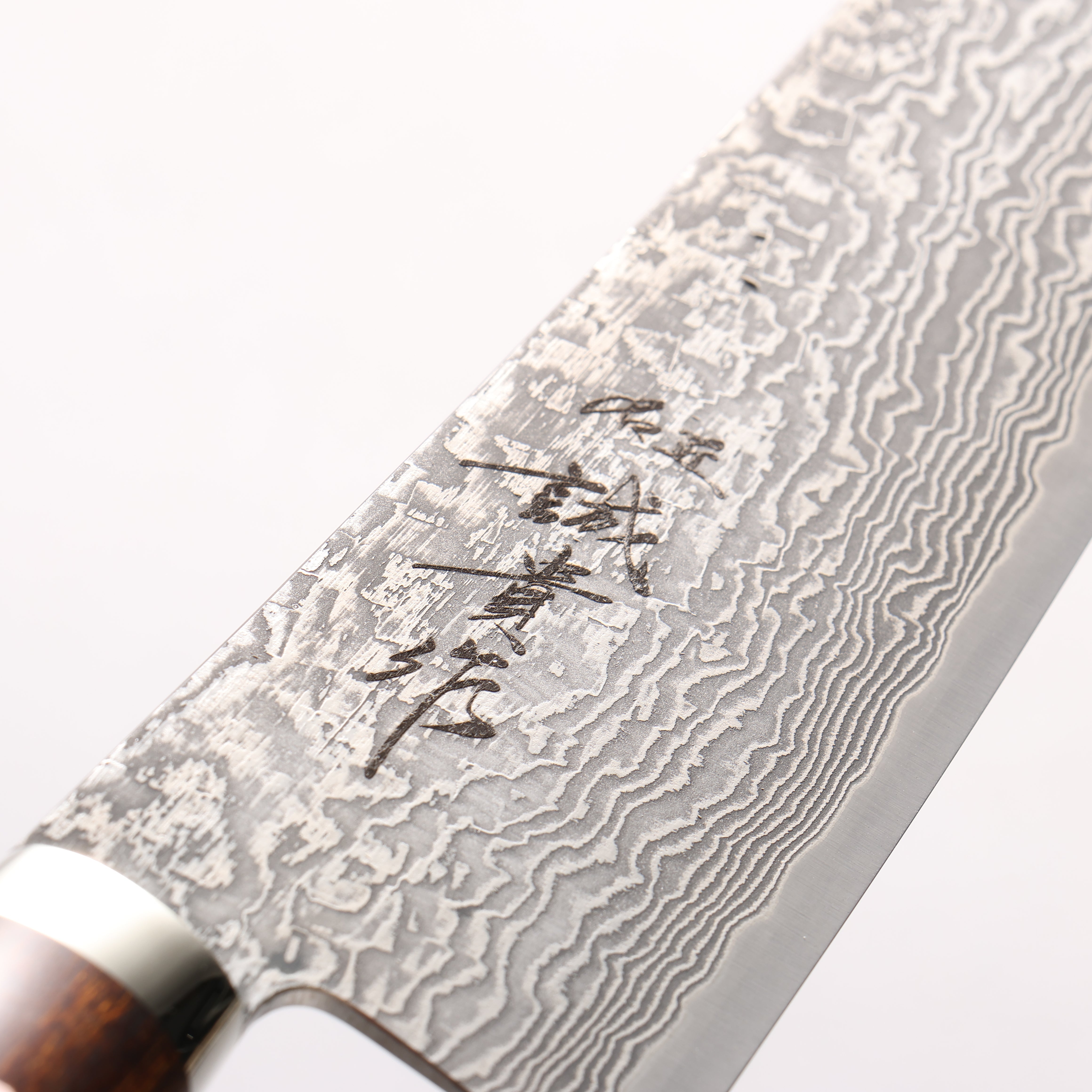 Shigeki Tanaka SG2 Damascus Gyuto 210mm Ironwood Handle - Seisuke Knife