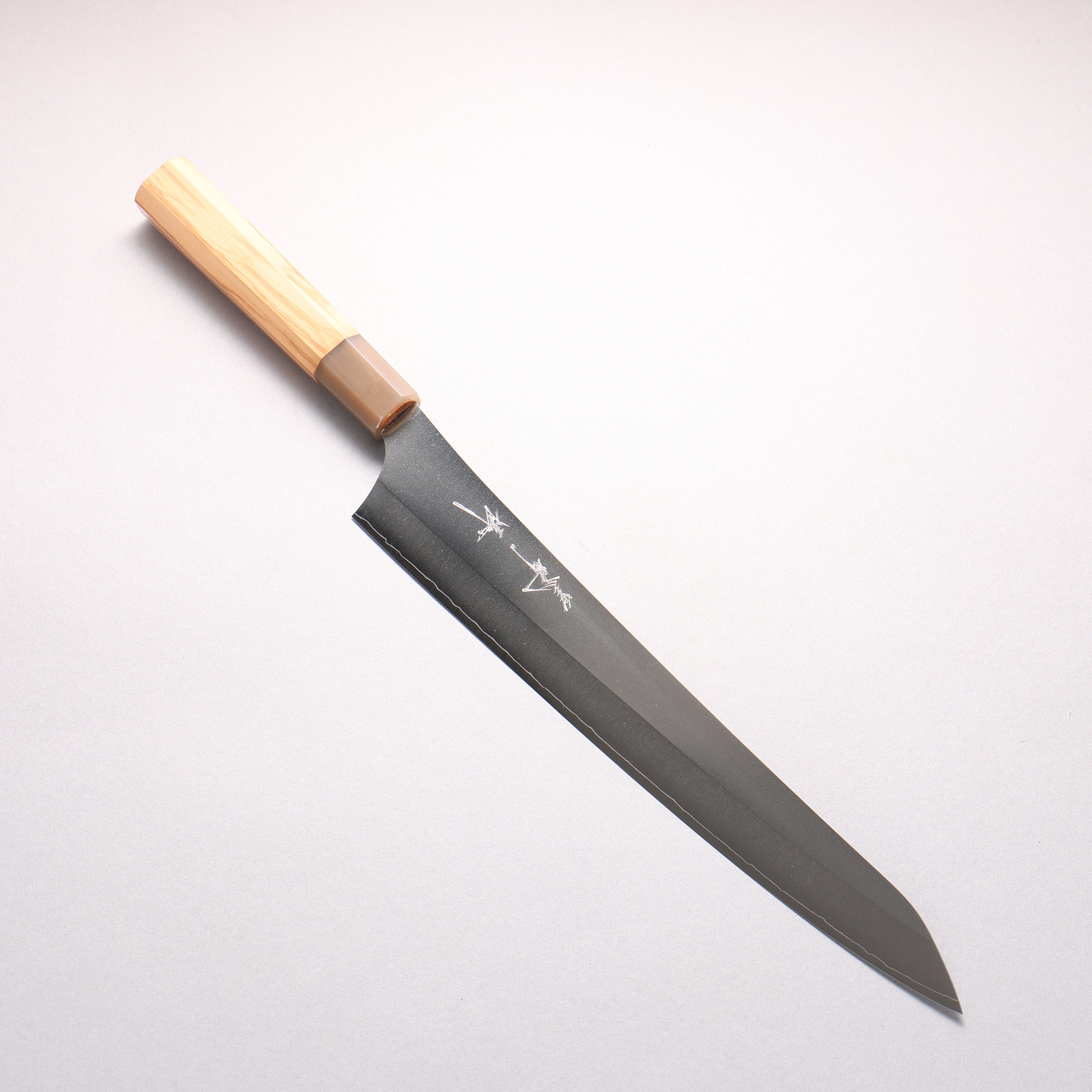 Yu Kurosaki Juhyo SG2 Hammered Damascus Sujihiki 270mm Turquoise Handle