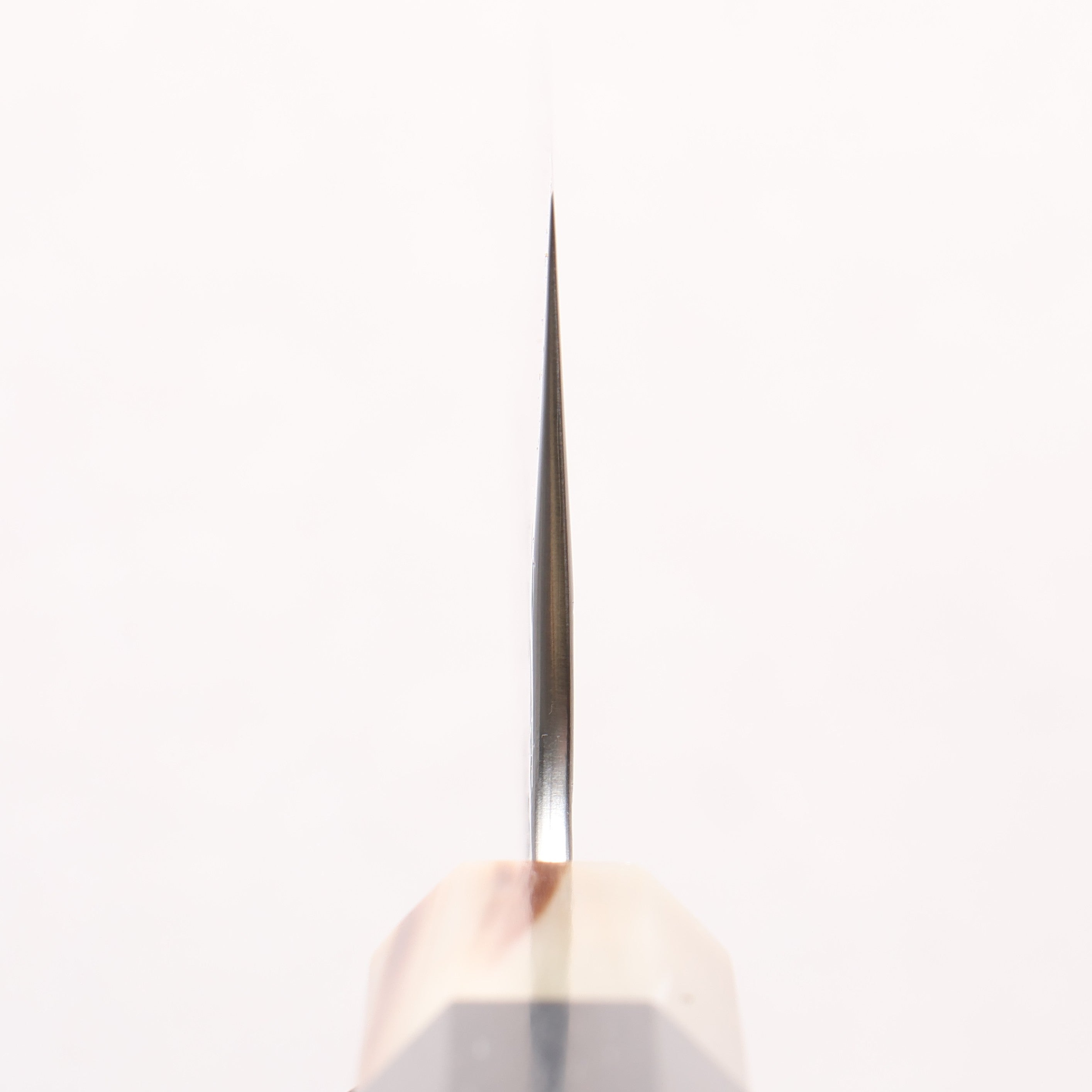[Ginza Only] Yoshimi Kato Minamo SG2 Hammered Santoku 170mm Ebony Wood (ferrule: White Water Buffalo Horn) Handle