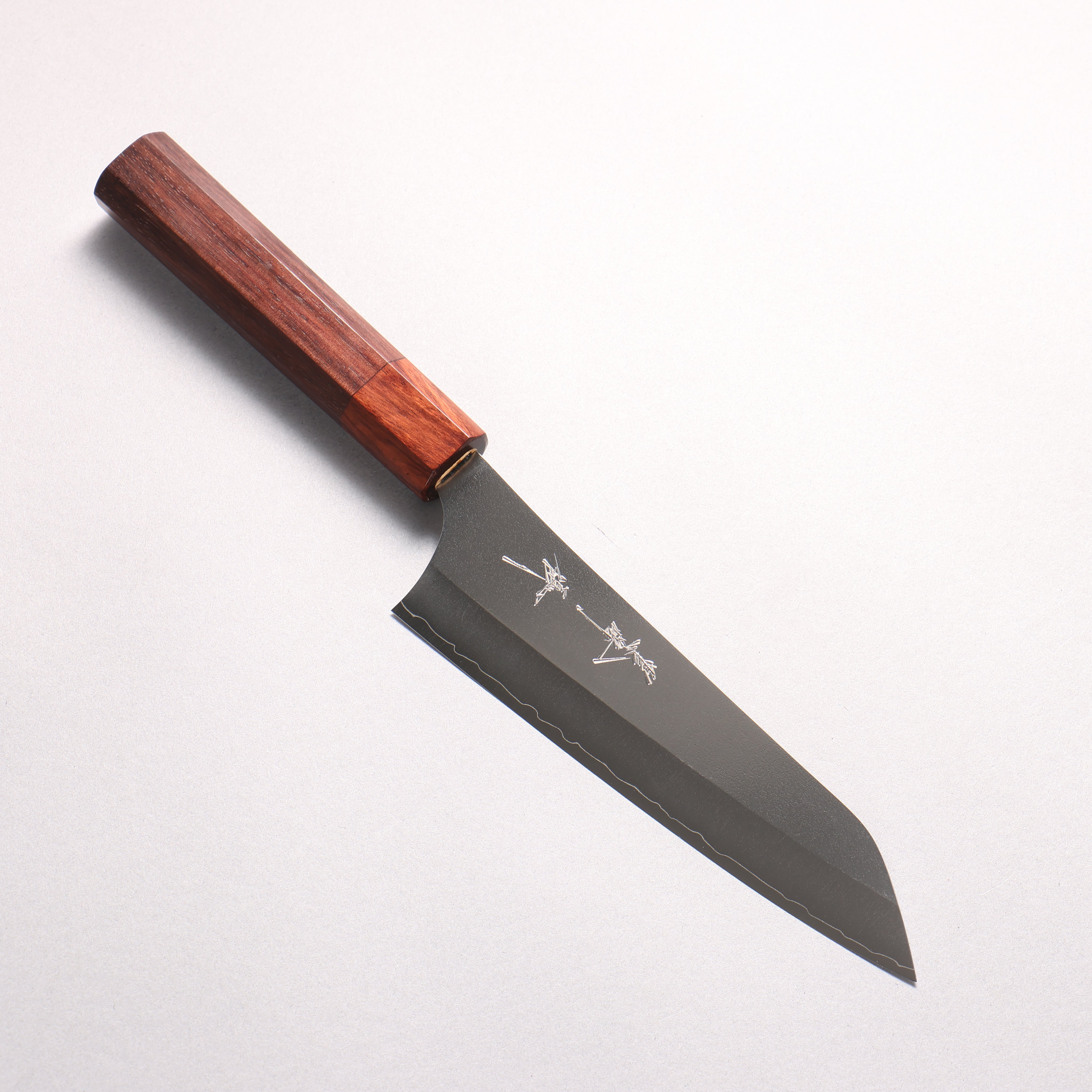 Yu Kurosaki Gekko VG-XEOS Small Santoku 150mm Rosewood (ferrule: Honduras) Handle