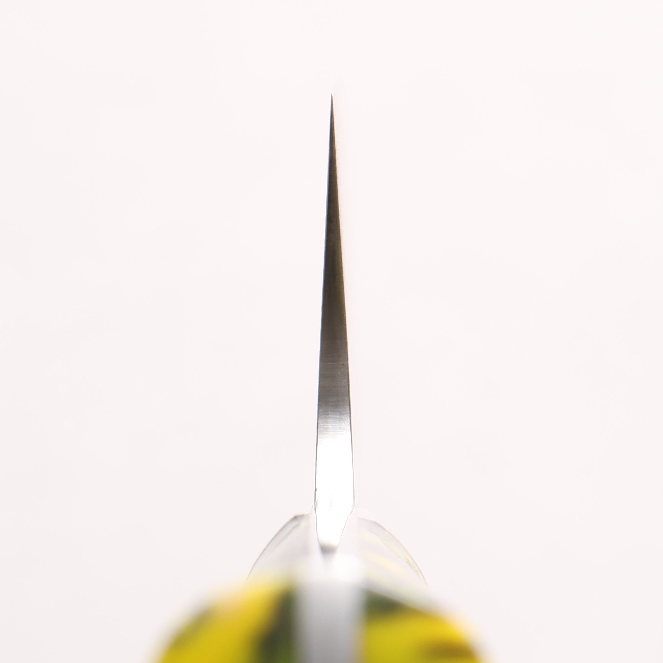 Takeshi Saji SG2 Black Damascus Santoku 180mm Black and Yellow Marbled Acrylic Handle
