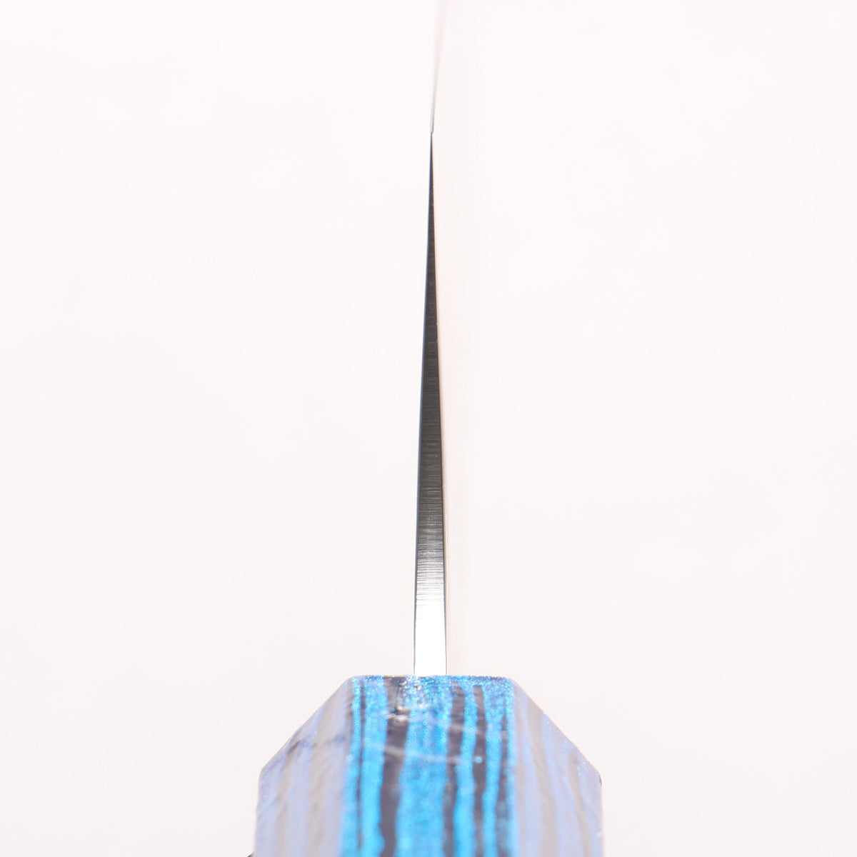Sakai Takayuki Saikou VG10 Nashiji Kengata Gyuto 190mm Brilliant Blue Lacquer Color Handle