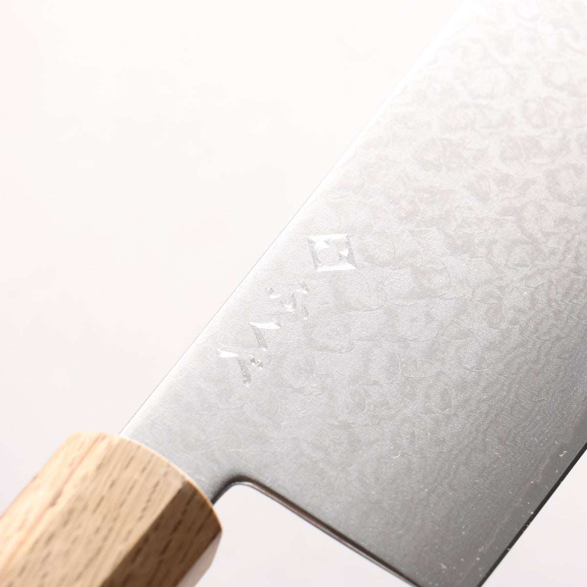 Fukube VG10 16 Layer Damascus Nakiri 170mm Purple Heart Handle