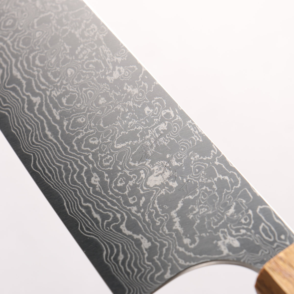 Anryu VG10 Migaki Finished Damascus Bunka 165mm Burnt Oak Handle - Seisuke Knife