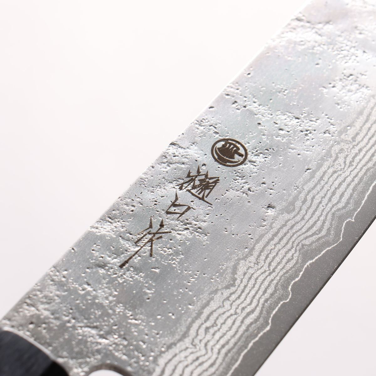 Higuchi VG10 8 Layer Damascus Nashiji Gyuto 210mm Gray Pakka wood Handle