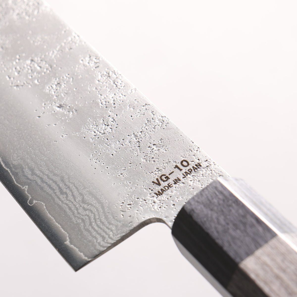 Higuchi VG10 8 Layer Damascus Nashiji Gyuto 210mm Gray Pakka wood Handle