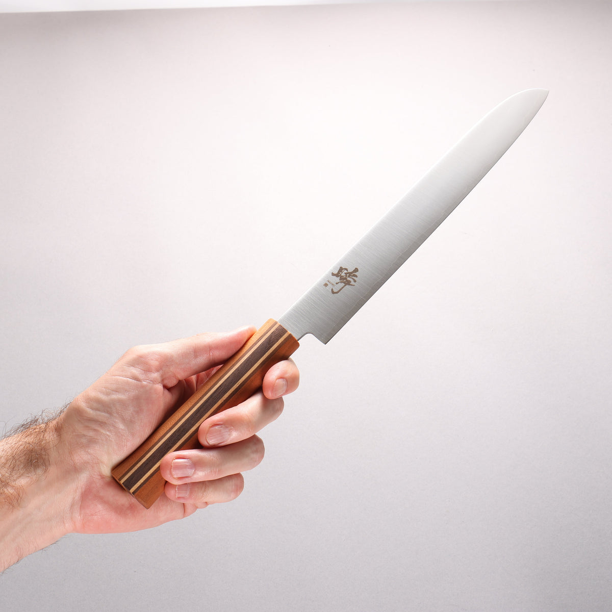 Shigeki Tanaka Majiro Silver Steel No.3 Bread Slicer 240mm Maple, Cherry, Walnut Handle
