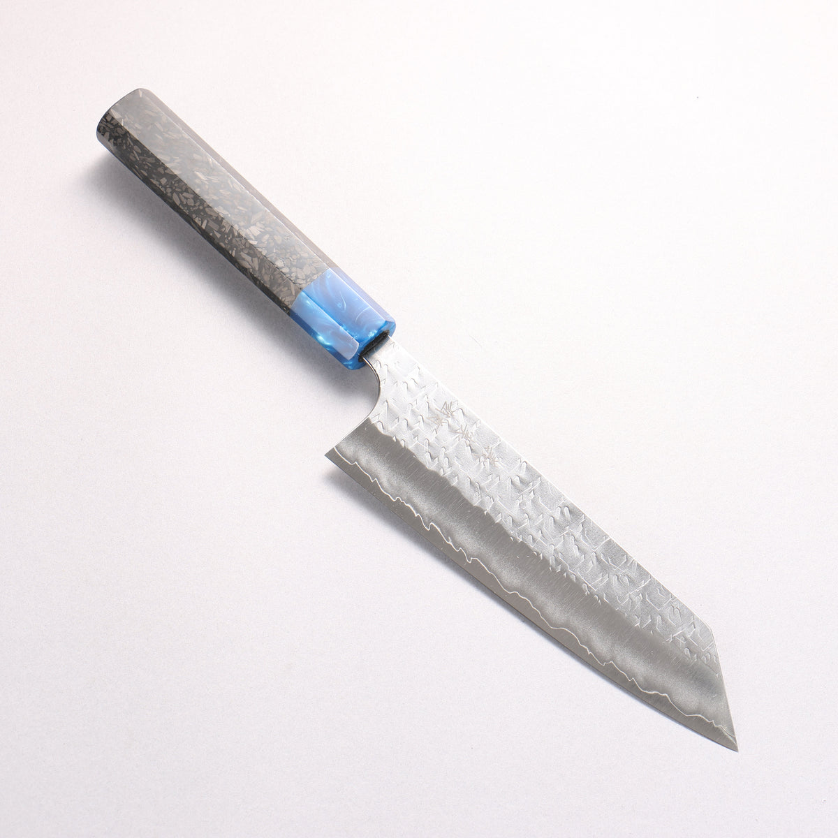 Yoshimi Kato Hyo SG2 Hammered Bunka 170mm Carbon Fiber (ferrule: Blue Marble Resin) Handle