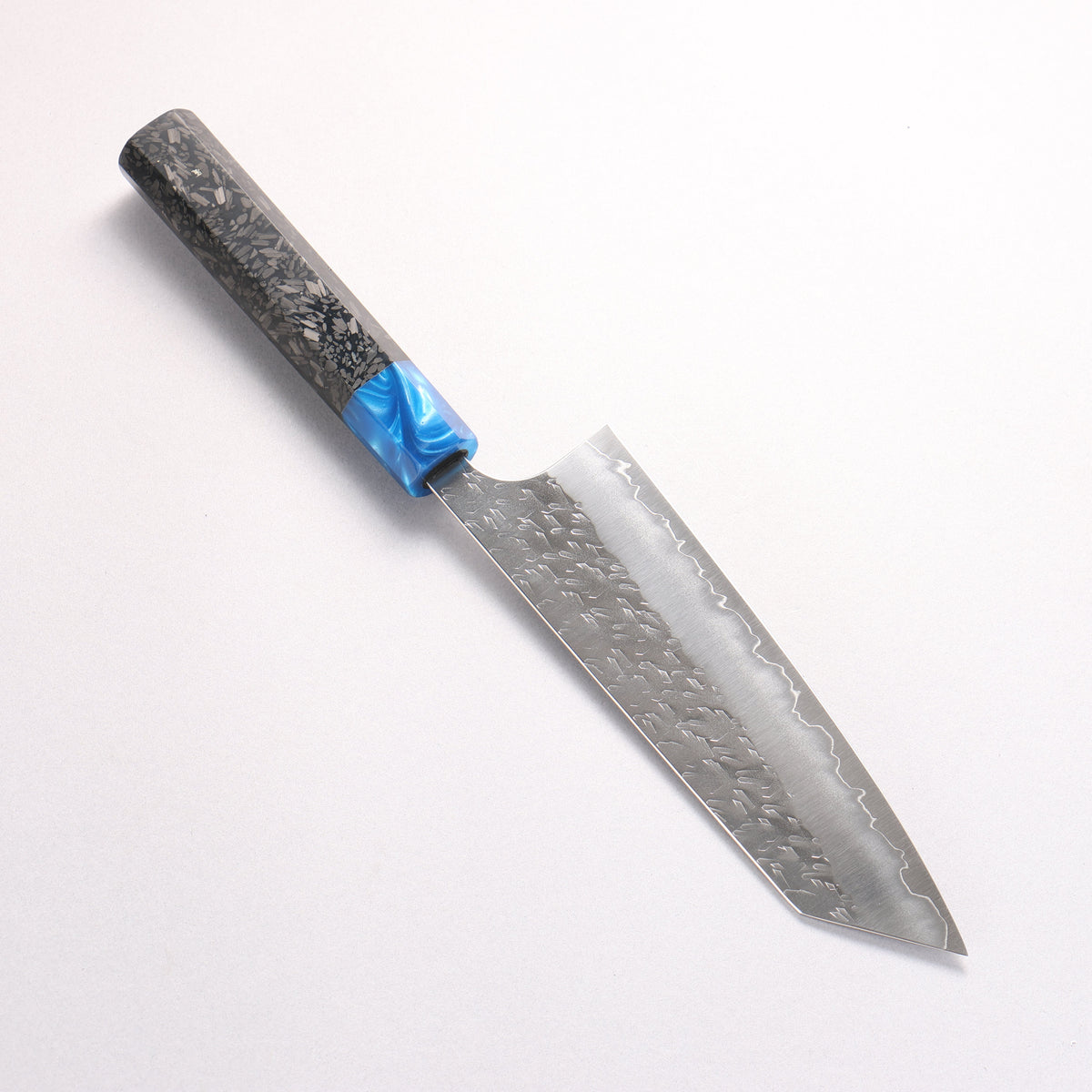 Yoshimi Kato Hyo SG2 Hammered Bunka 170mm Carbon Fiber (ferrule: Blue Marble Resin) Handle