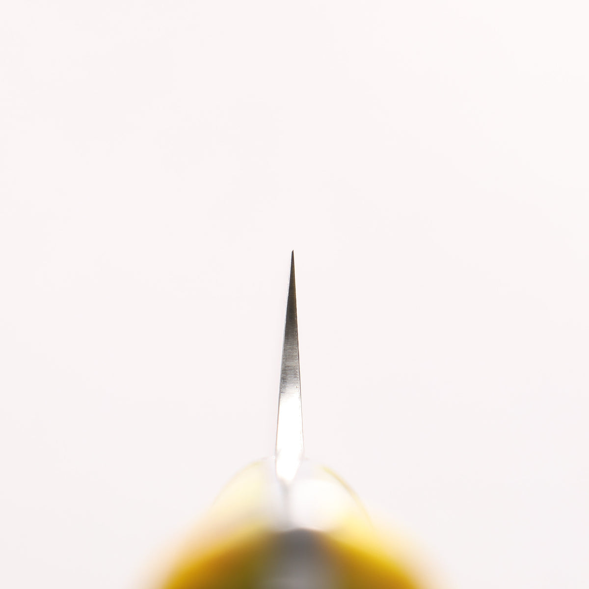 Takeshi Saji SG2 Black Damascus Petty-Utility 90mm Black and Yellow Marbled Acrylic Handle