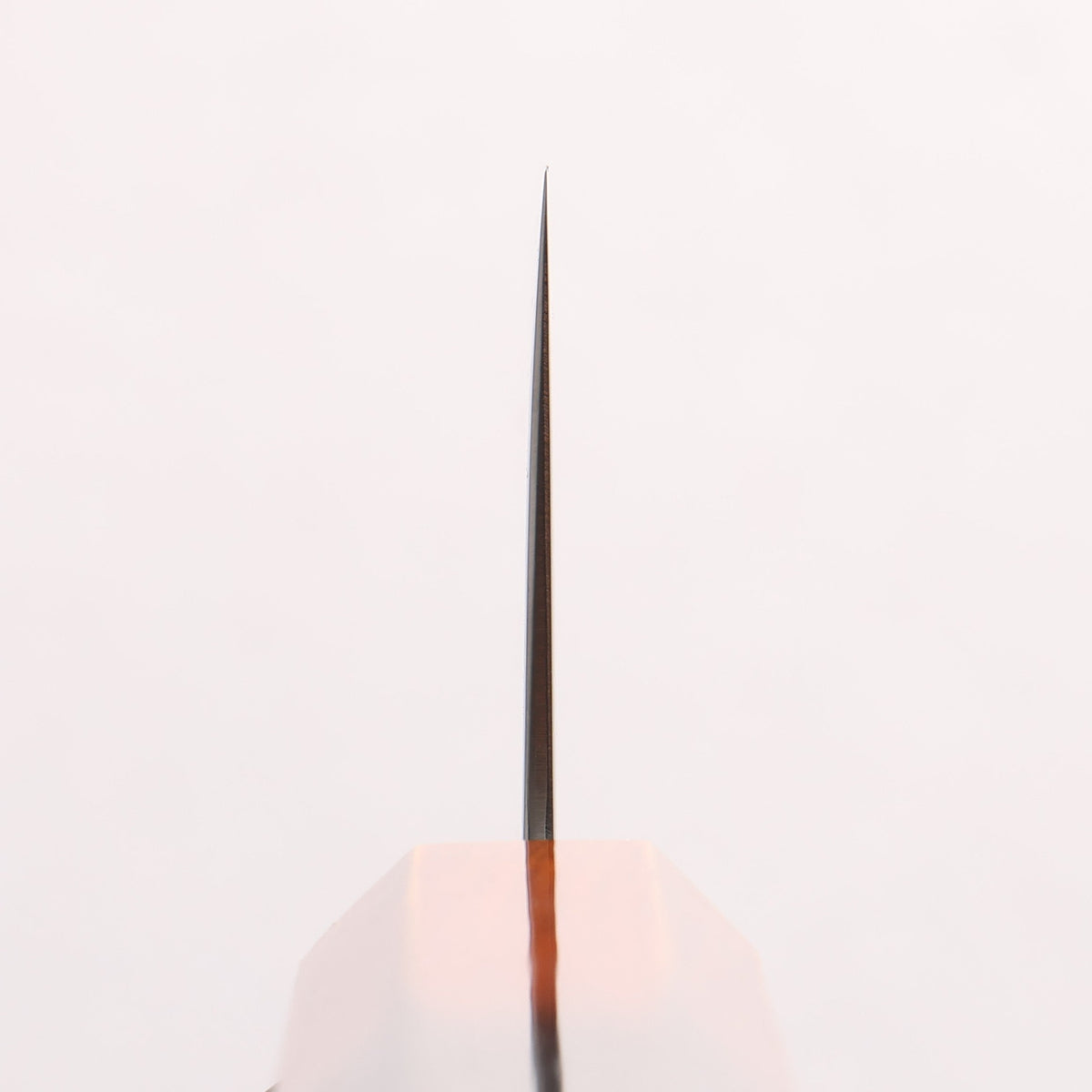 Kanjyo SG2 Damascus Gyuto 210mm Burnt Wood Lacquered Handle - Seisuke Knife